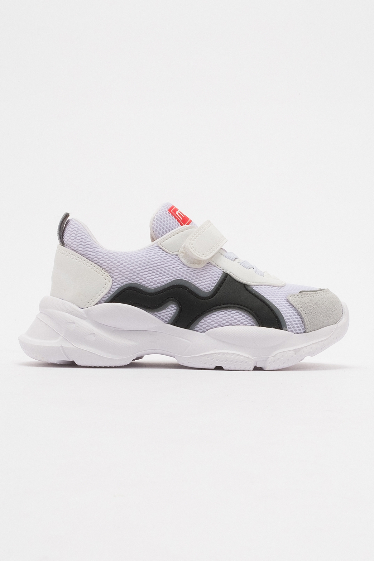 Erkek Çocuk Beyaz Hakiki Deri Günlük Spor Ayakkabı - Görsel 6