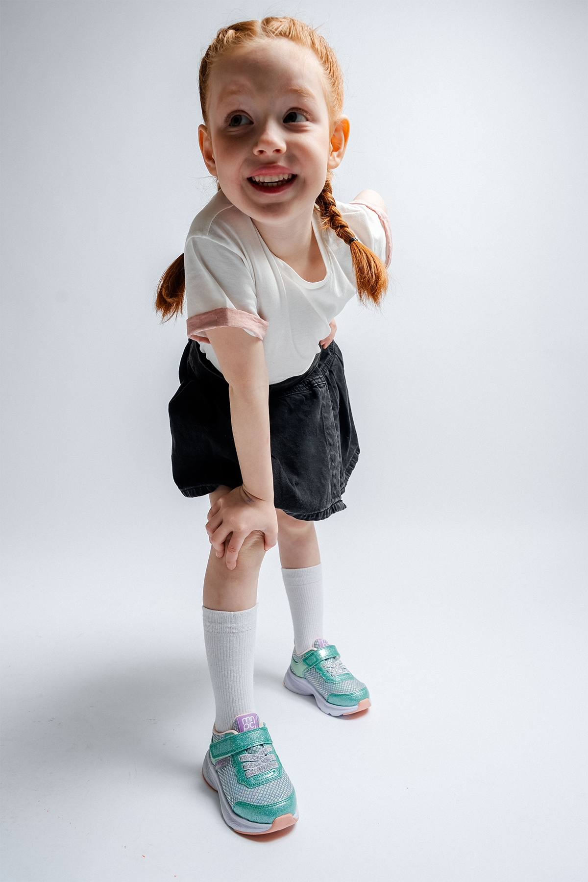 Kız Çocuk Yeşil Spor Ayakkabı - Görsel 4