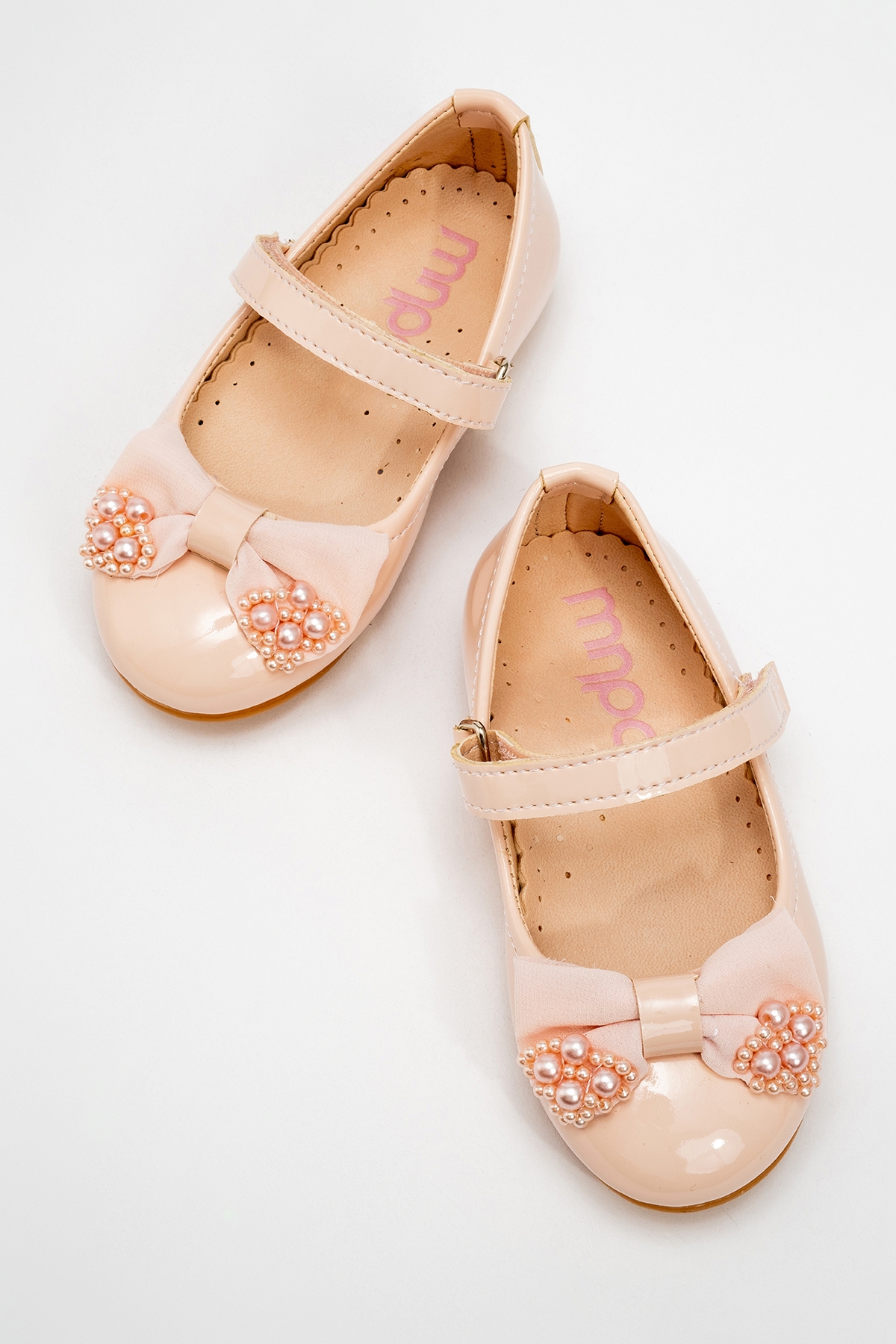 Kız Çocuk Pudra Fashion Babet - Görsel 4