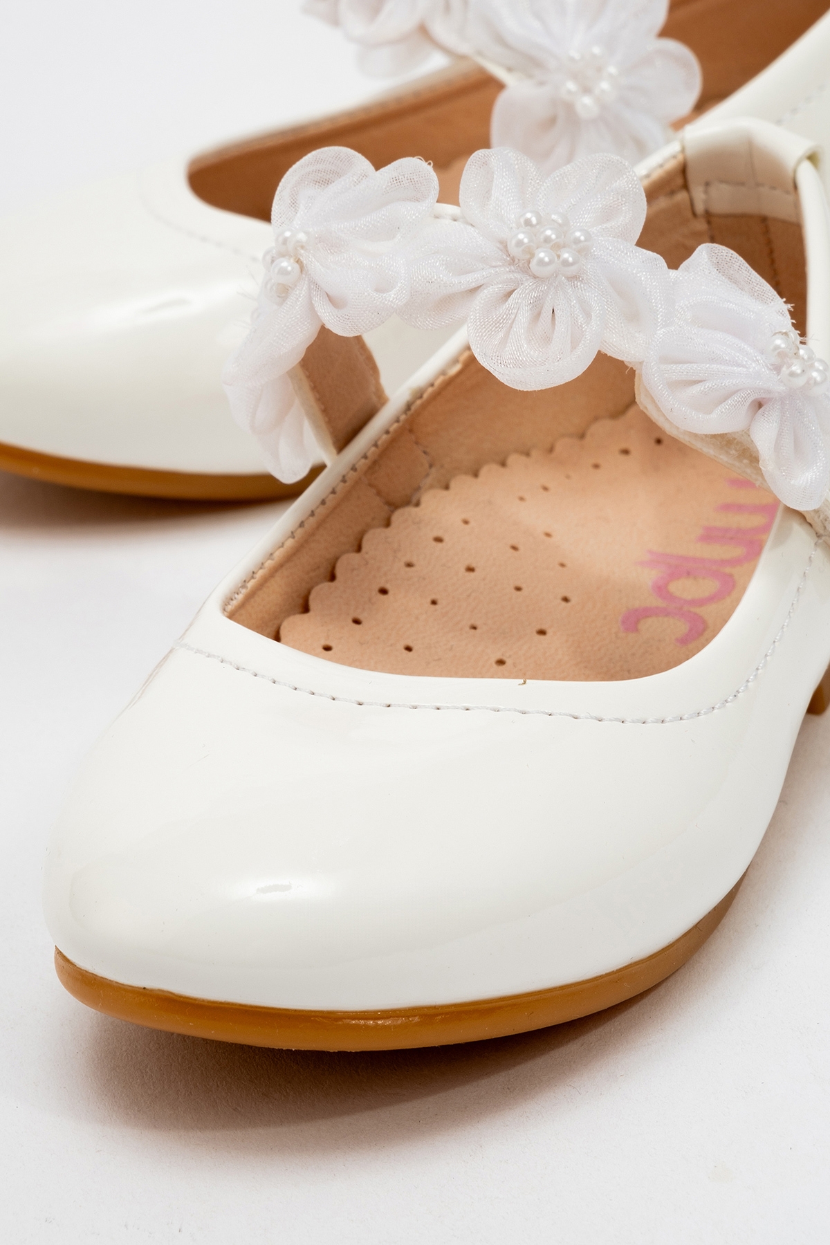 Kız Çocuk Beyaz Fashion Babet - Görsel 3