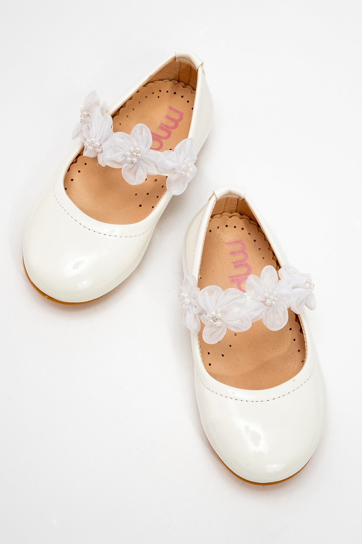 Kız Çocuk Beyaz Fashion Babet - Görsel 4