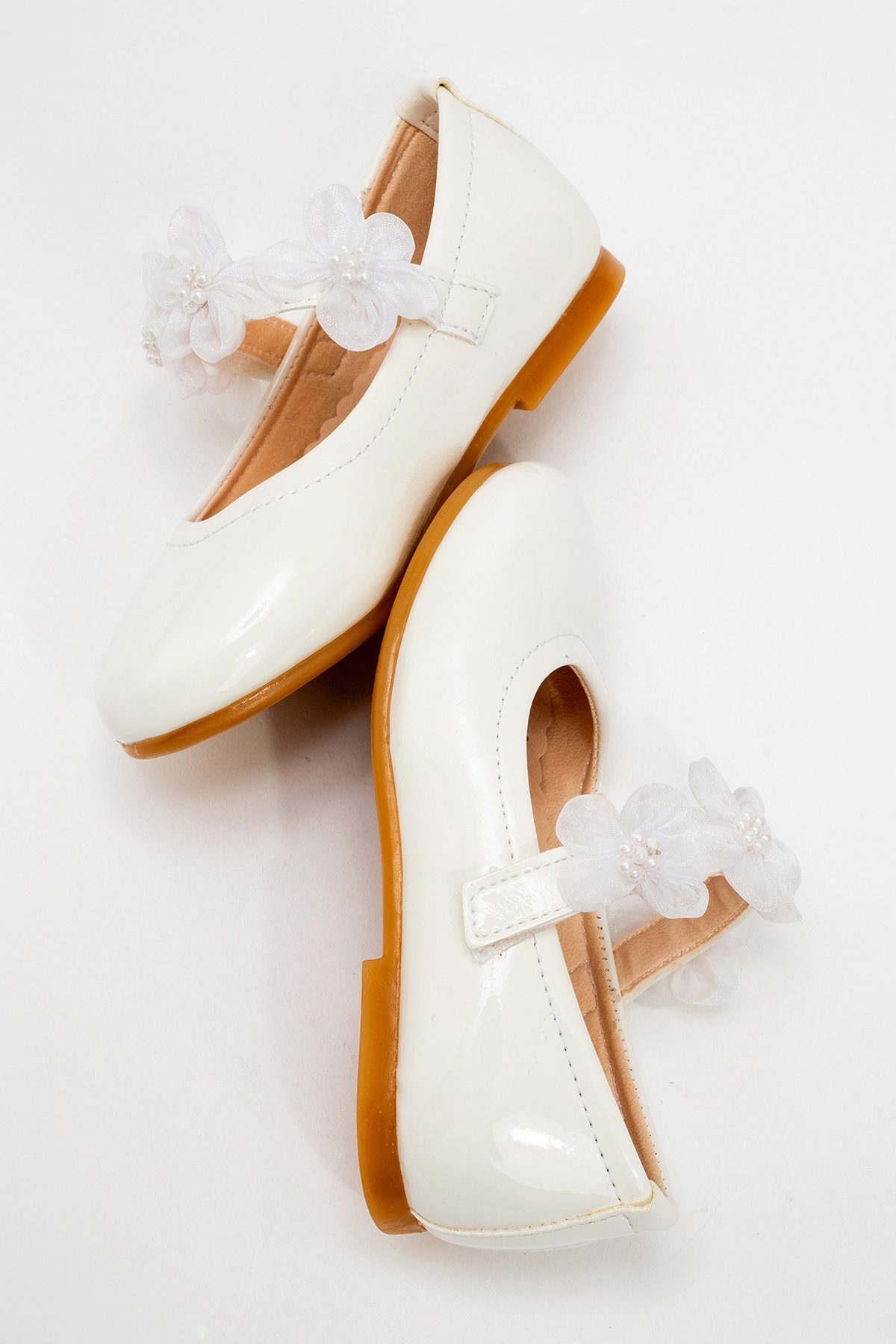 Kız Çocuk Beyaz Fashion Babet - Görsel 5