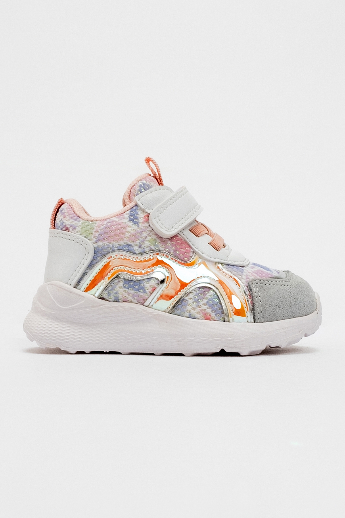 Kız Çocuk Beyaz Hakiki Deri Spor Ayakkabı - Görsel 6