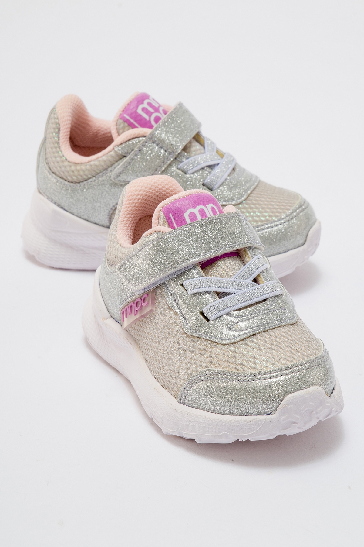 Kız Çocuk Gümüş Günlük Spor Ayakkabı - Görsel 2