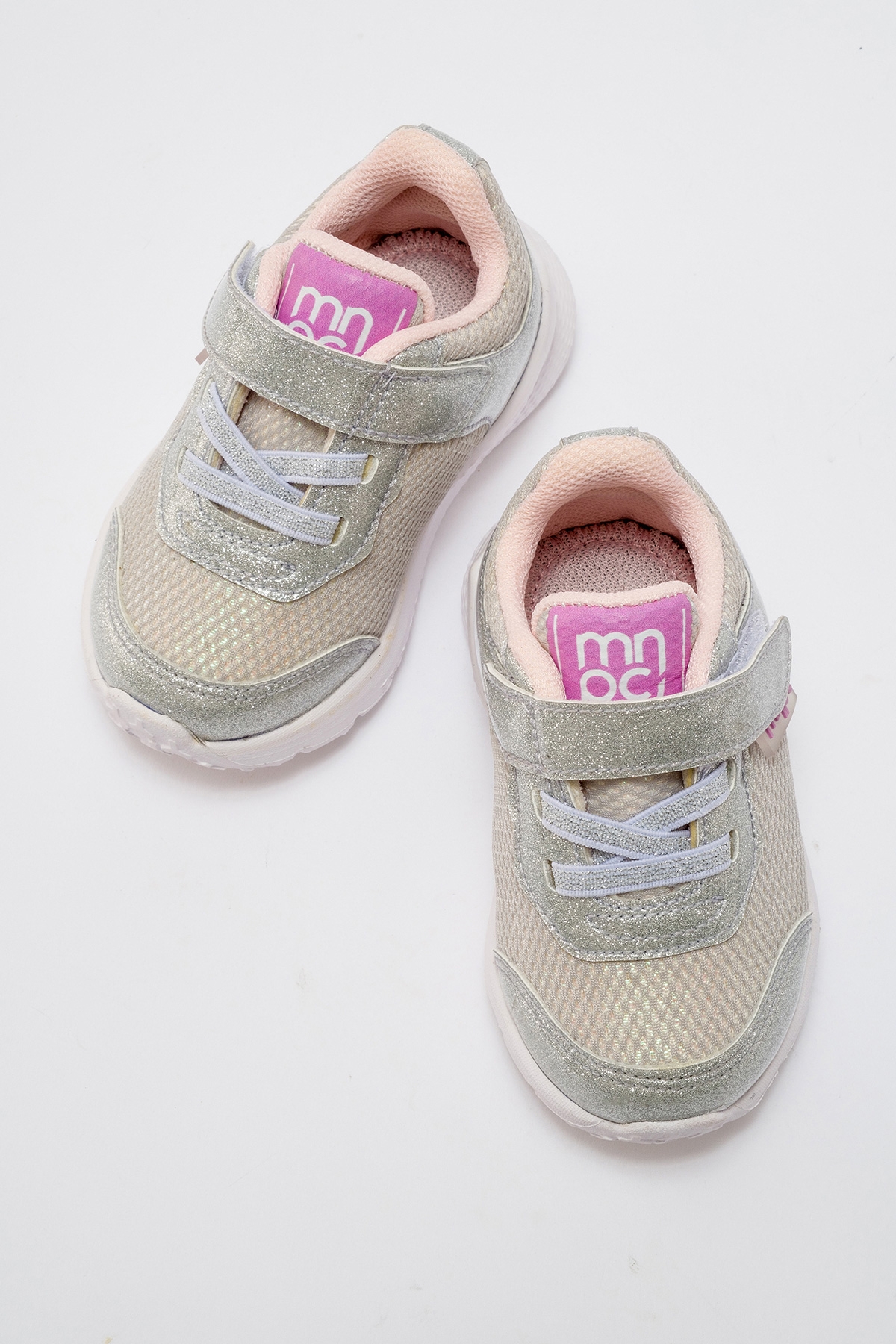 Kız Çocuk Gümüş Günlük Spor Ayakkabı - Görsel 4