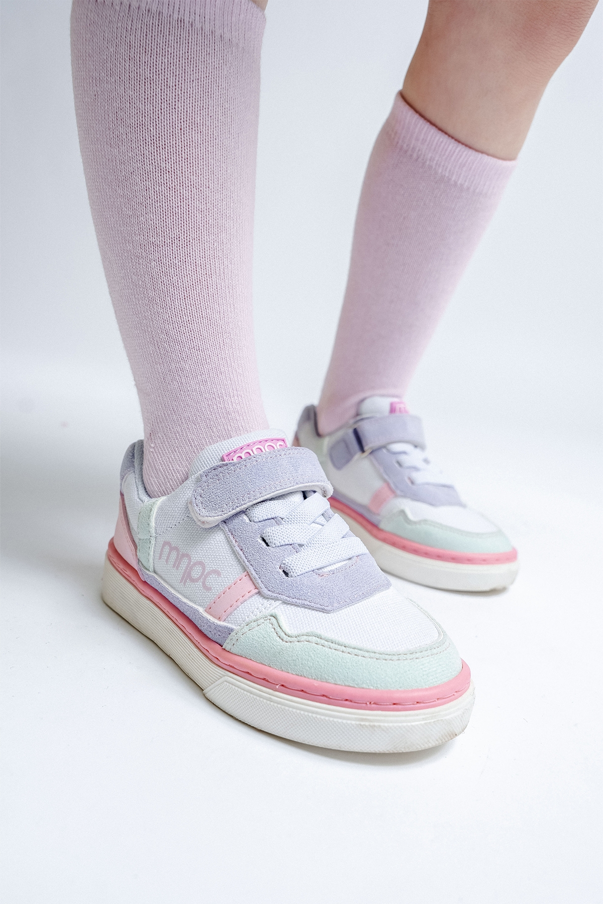 Kız Çocuk Beyaz-Yeşil Günlük Ayakkabı - Görsel 3