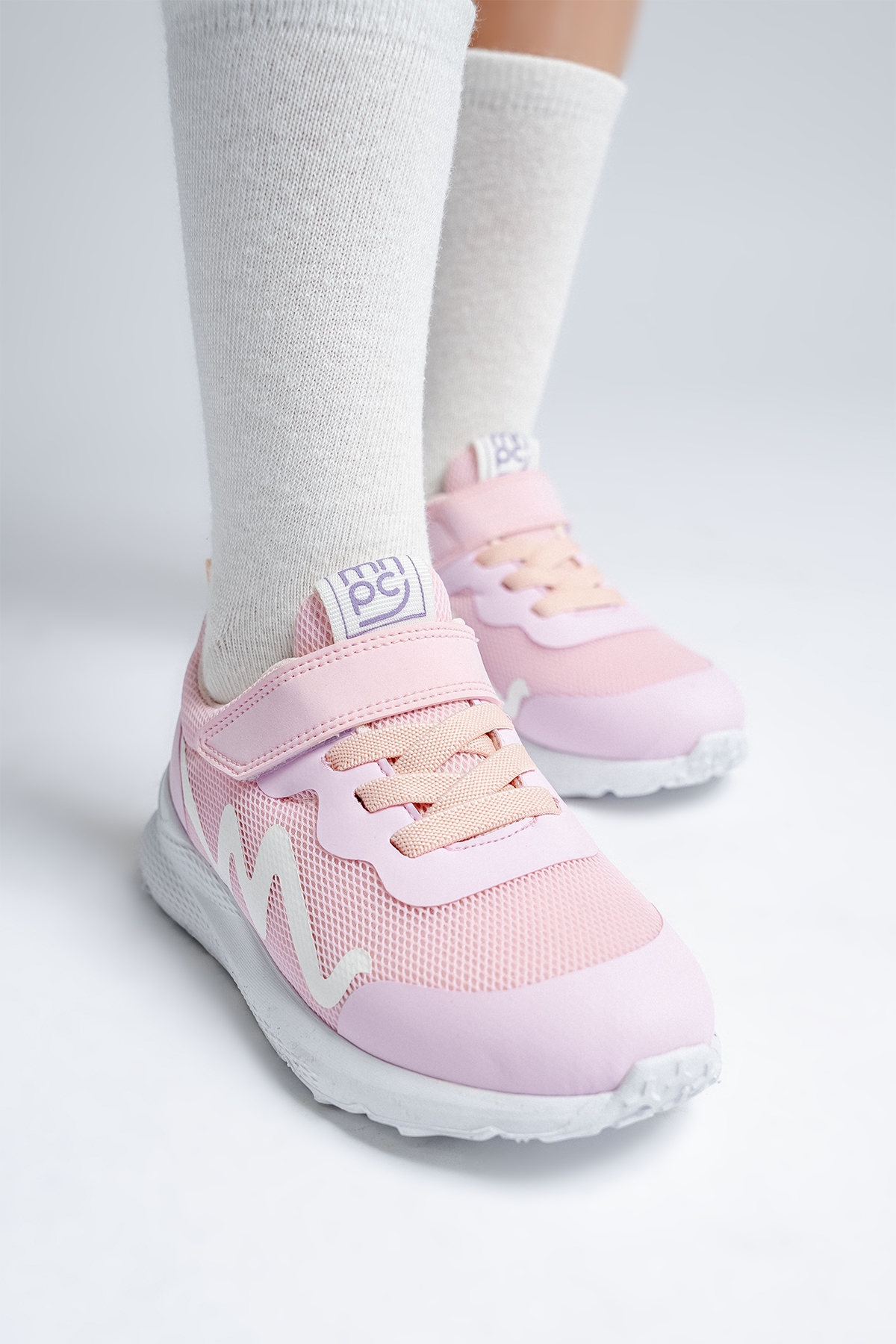 Kız Çocuk Pudra Spor Ayakkabı - Görsel 5