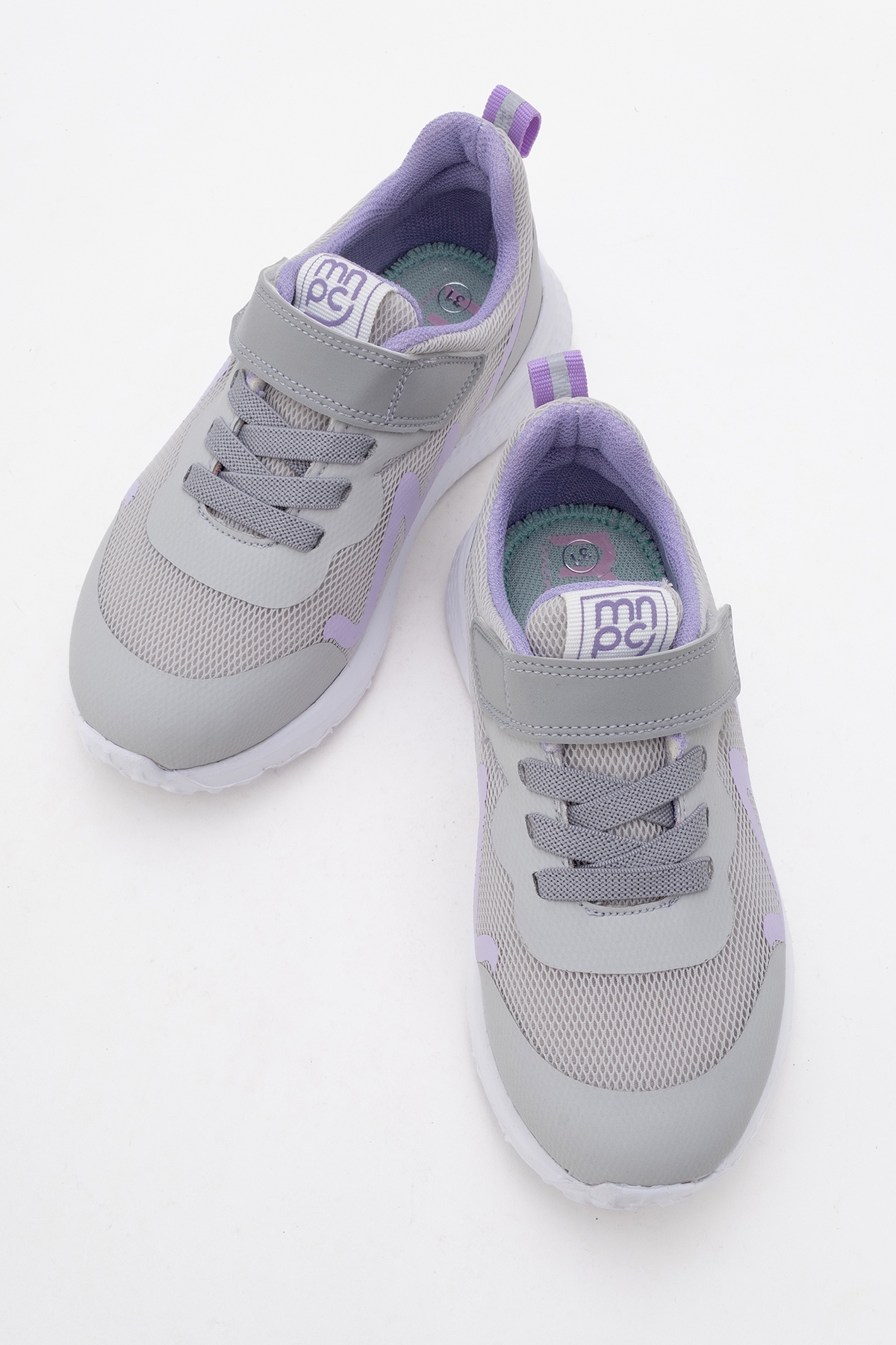 Kız Çocuk Gri Spor Ayakkabı - Görsel 4