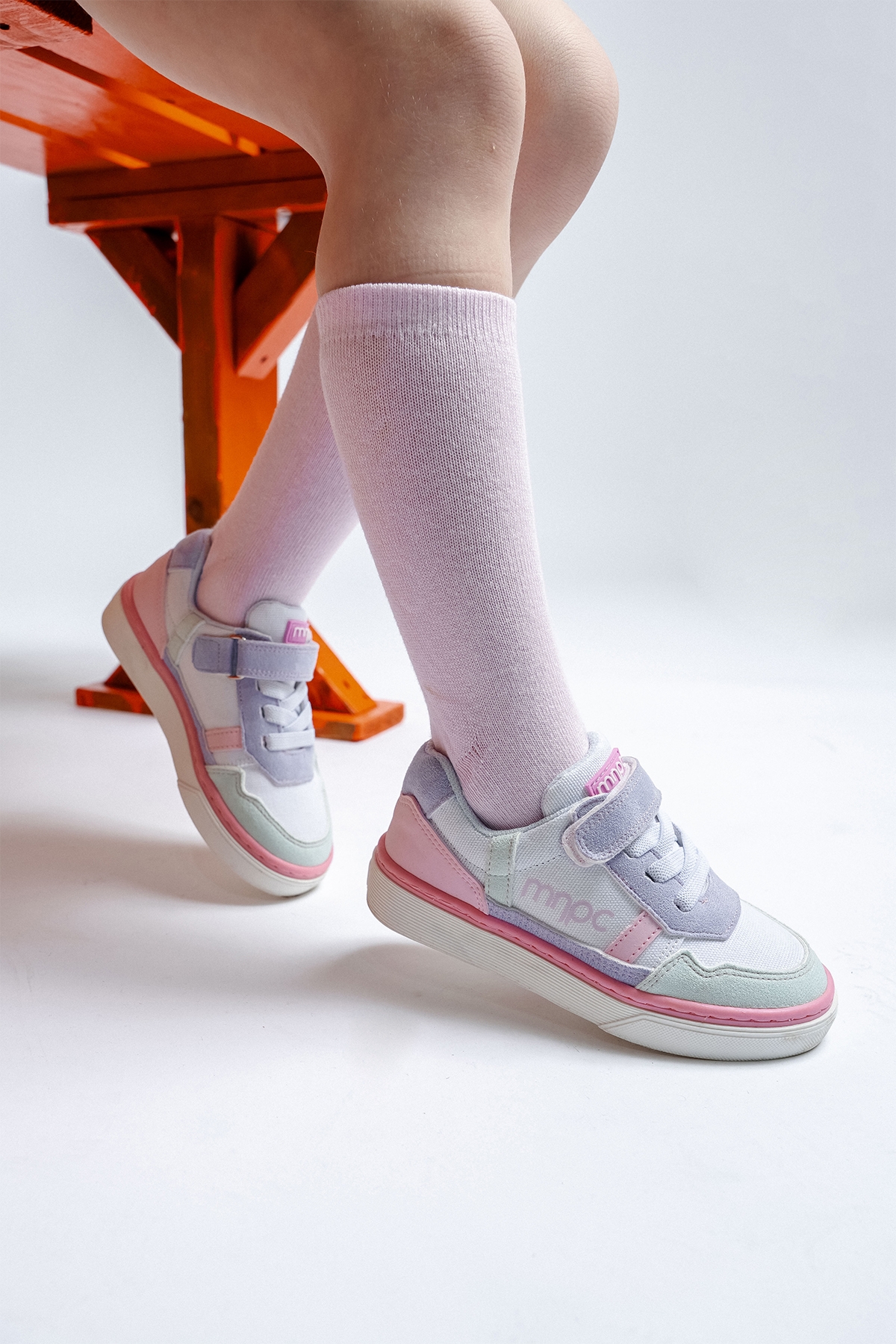 Kız Çocuk Beyaz-Yeşil Günlük Ayakkabı - Görsel 6