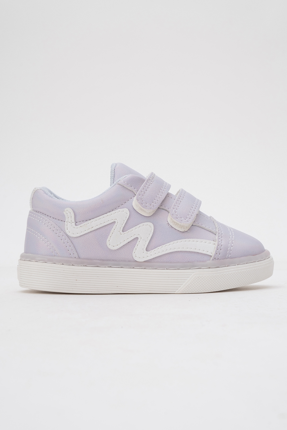 Kız Çocuk Lila Simli Sneaker Ayakkabı - Görsel 6