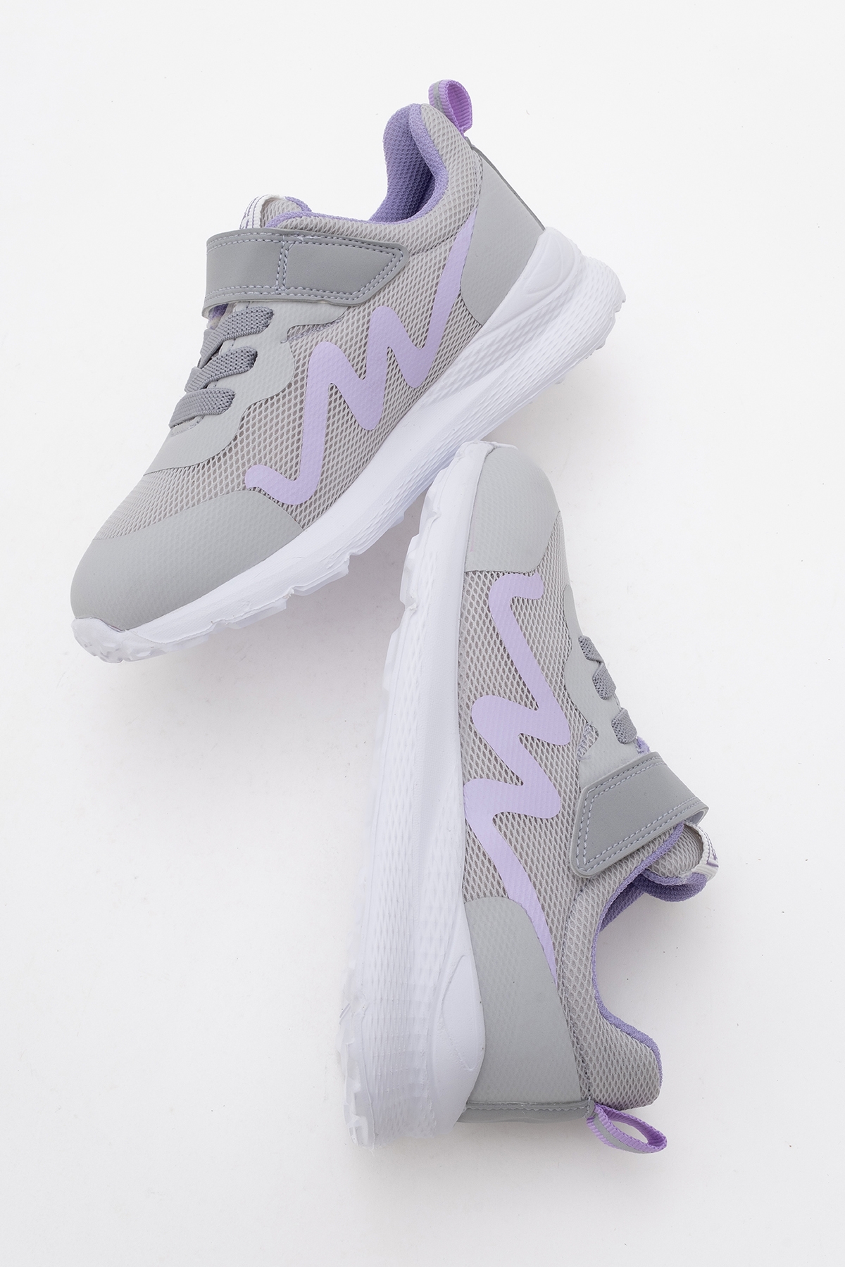 Kız Çocuk Gri Spor Ayakkabı - Görsel 5