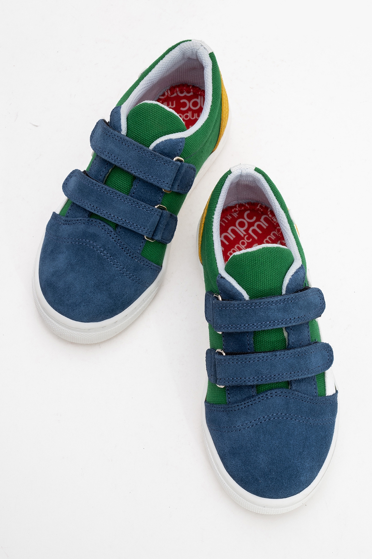 Erkek Çocuk Mavi Hakiki Deri Günlük Ayakkabı - Görsel 5