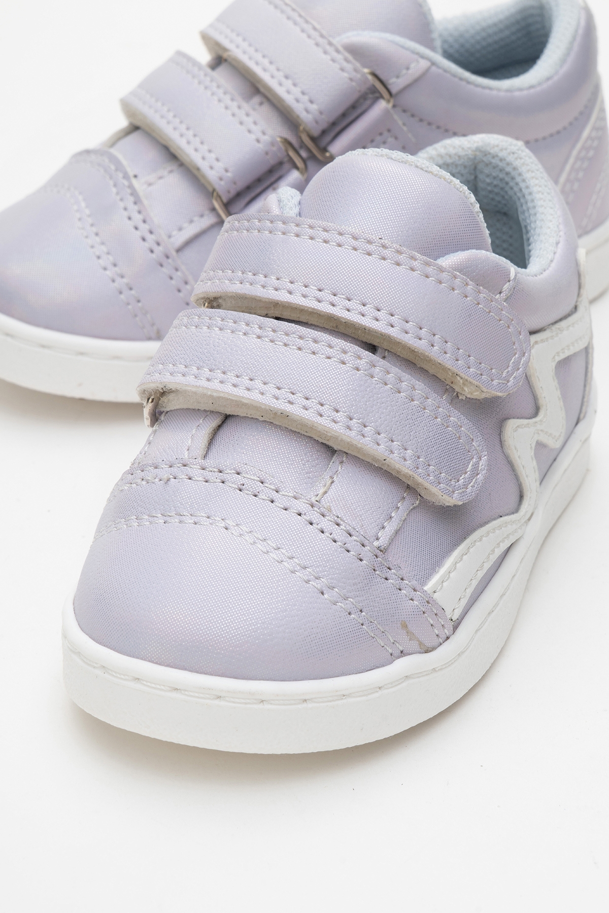 Kız Çocuk Lila Simli Sneaker Ayakkabı - Görsel 3