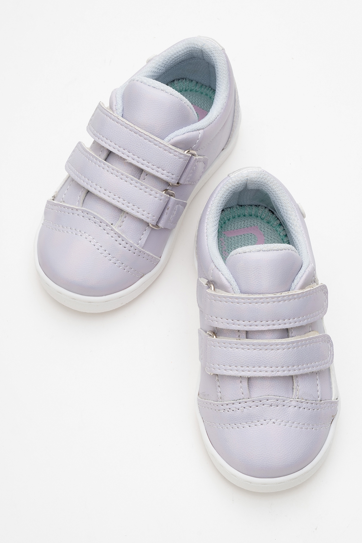 Kız Çocuk Lila Simli Sneaker Ayakkabı - Görsel 4