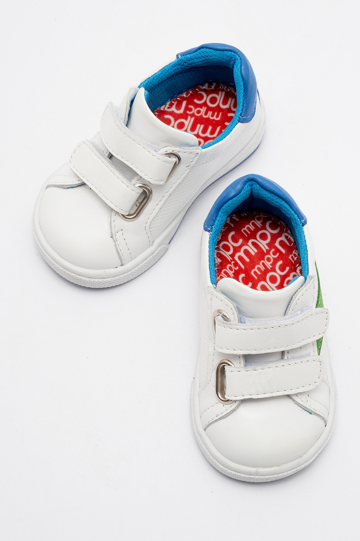 Erkek Çocuk Beyaz Hakiki Deri Günlük İlk Adım Ayakkabı - Görsel 4