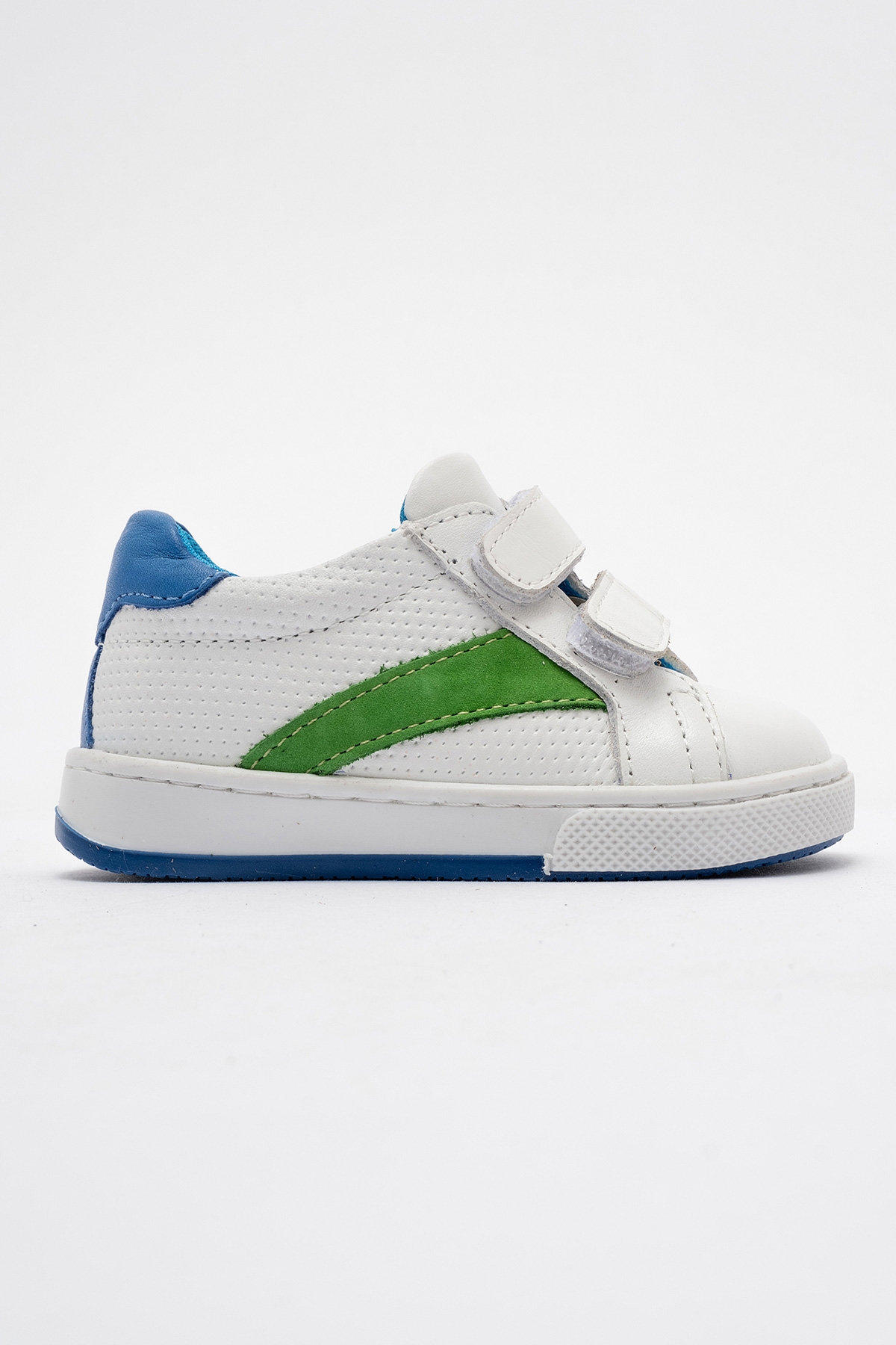 Erkek Çocuk Beyaz Hakiki Deri Günlük İlk Adım Ayakkabı - Görsel 6