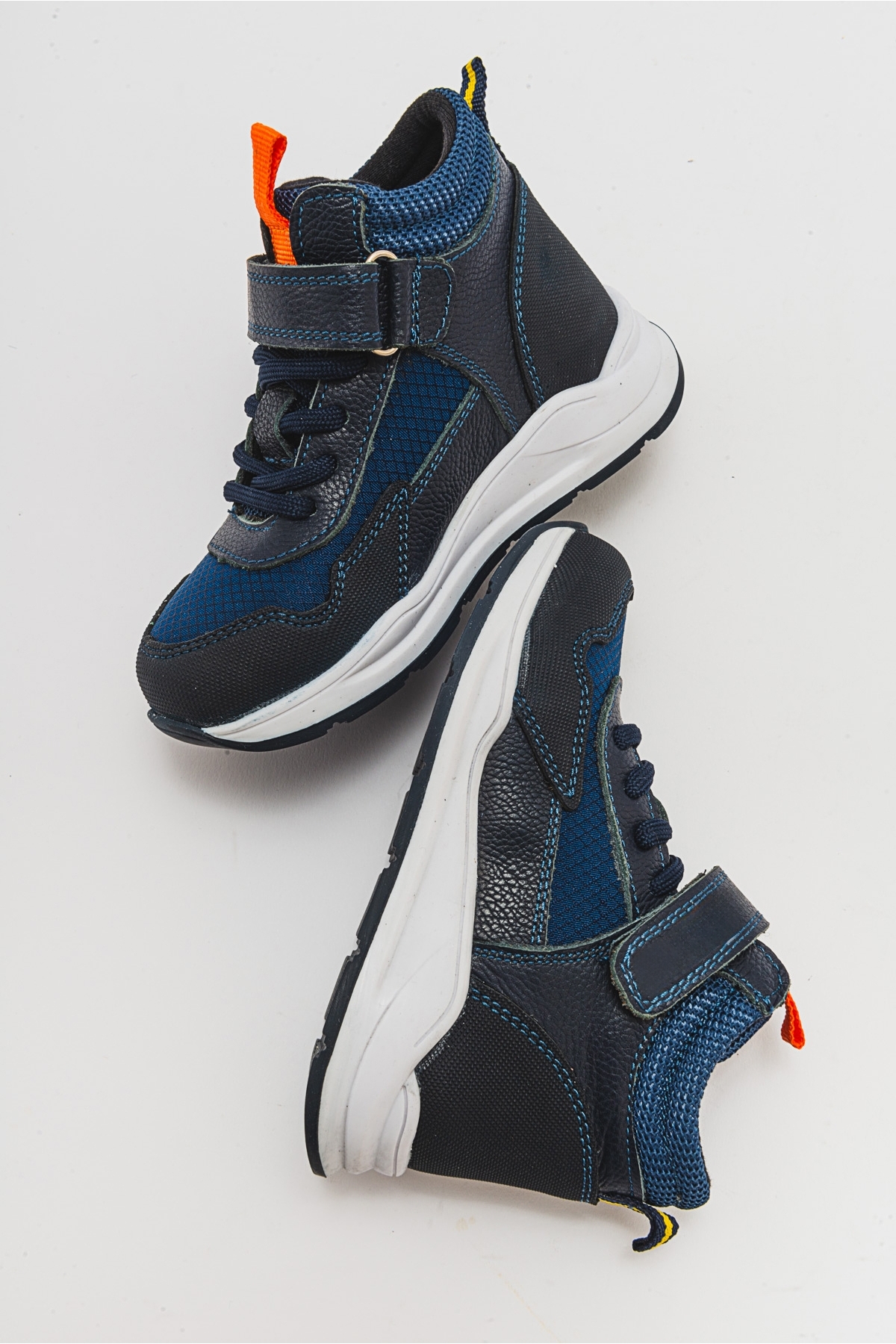 Mnpc Siyah Mnpc Hakiki Deri Erkek Çocuk Suya Dayanıklı Anatomik Günlük Bot