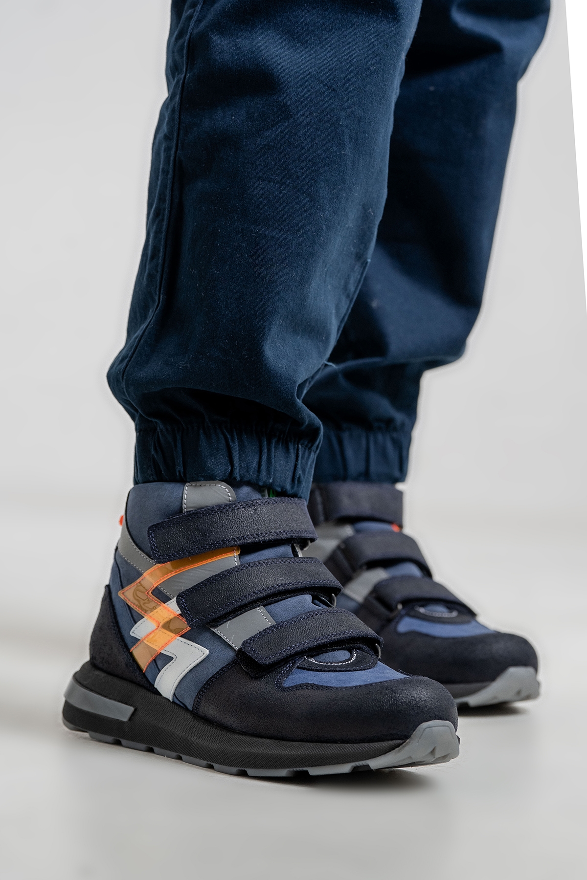 Mnpc Lacivert Mnpc Hakiki Deri Erkek Çocuk Suya Dayanıklı Anatomik Günlük Bot