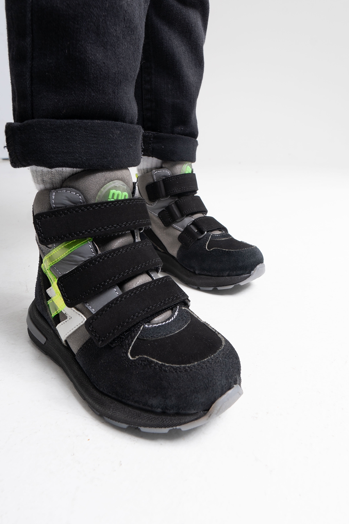 Mnpc Lacivert Mnpc Hakiki Deri Erkek Çocuk Suya Dayanıklı Anatomik Günlük Bot