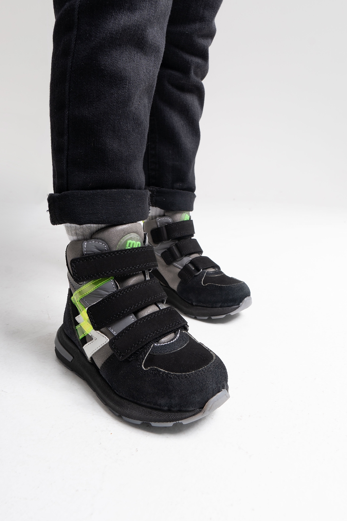 Mnpc Lacivert Mnpc Hakiki Deri Erkek Çocuk Suya Dayanıklı Anatomik Günlük Bot