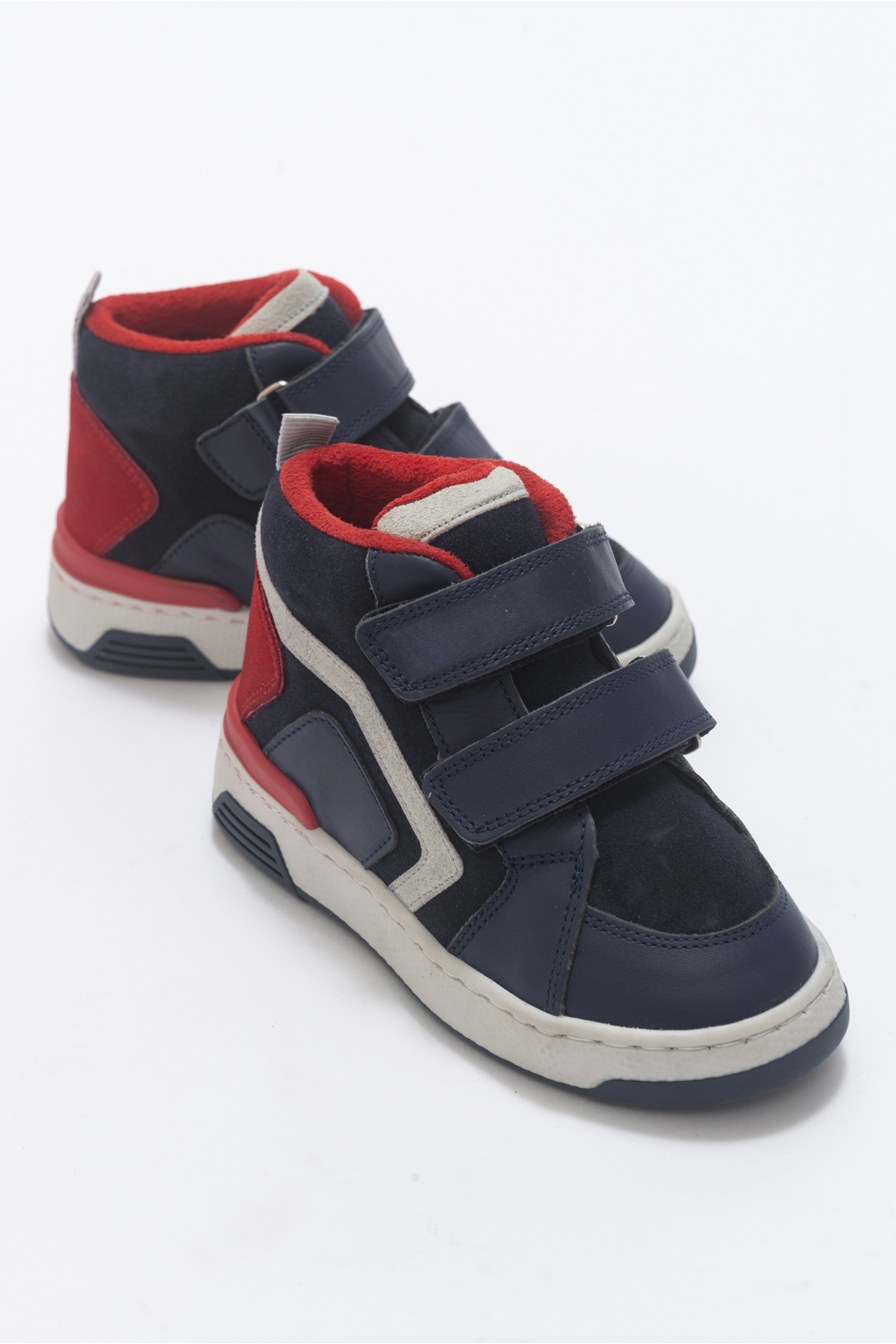 Erkek Çocuk Lacivert Hakiki Deri Suya Dayanıklı Günlük Bot - Görsel 4