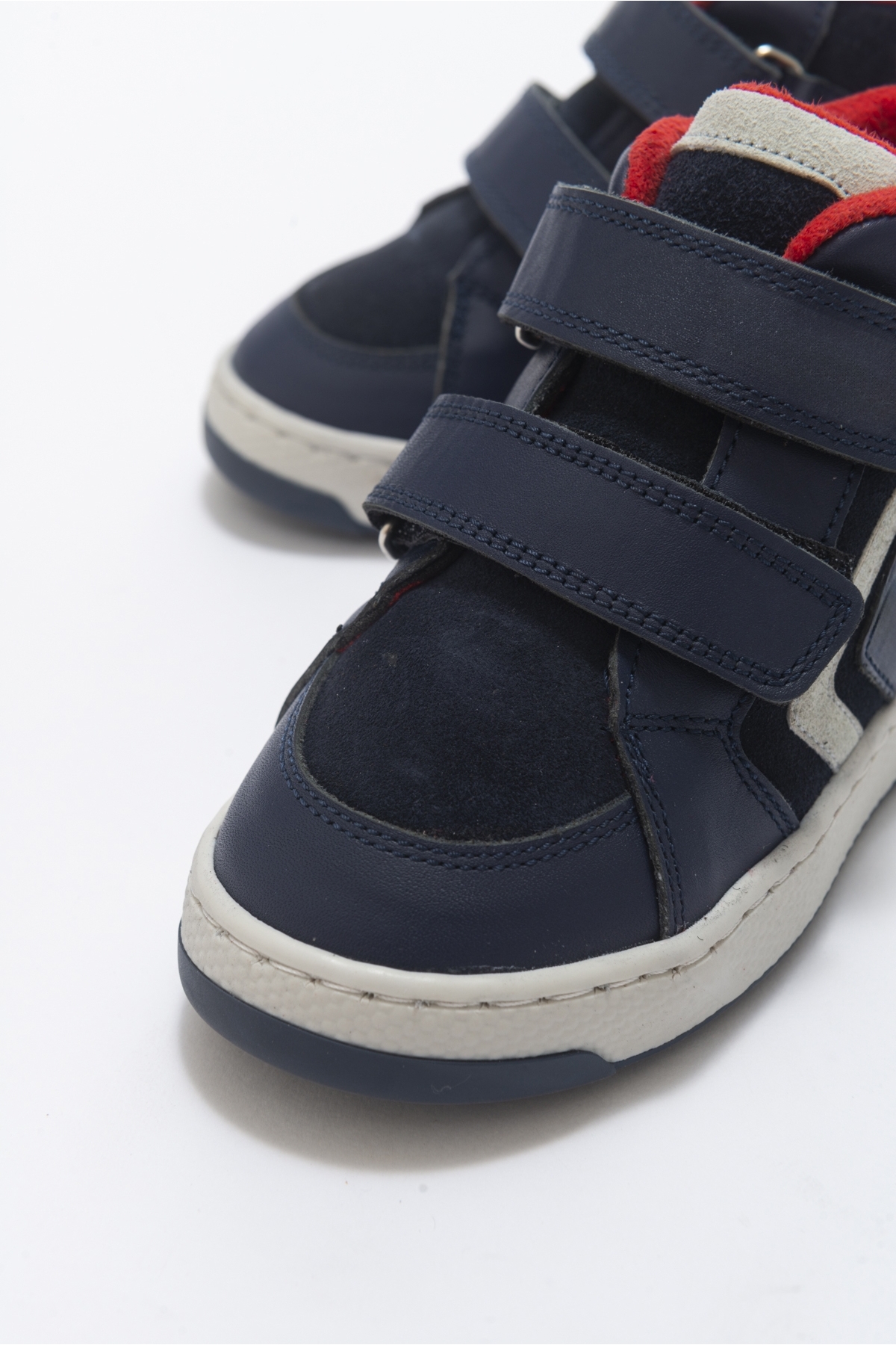 Erkek Çocuk Lacivert Hakiki Deri Suya Dayanıklı Günlük Bot - Görsel 5