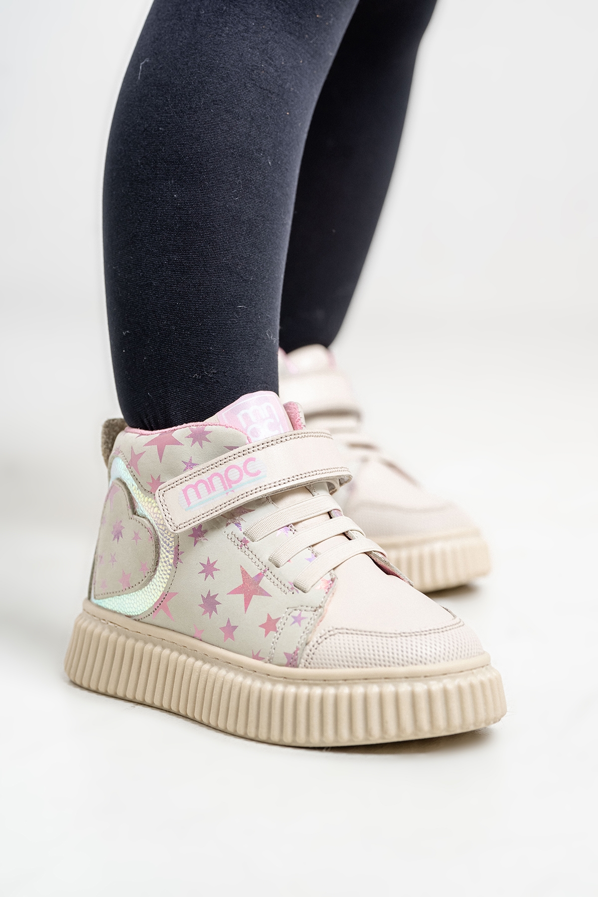 Kız Çocuk Bej Hakiki Deri Suya Dayanıklı Anatomik Günlük Bot - Görsel 4