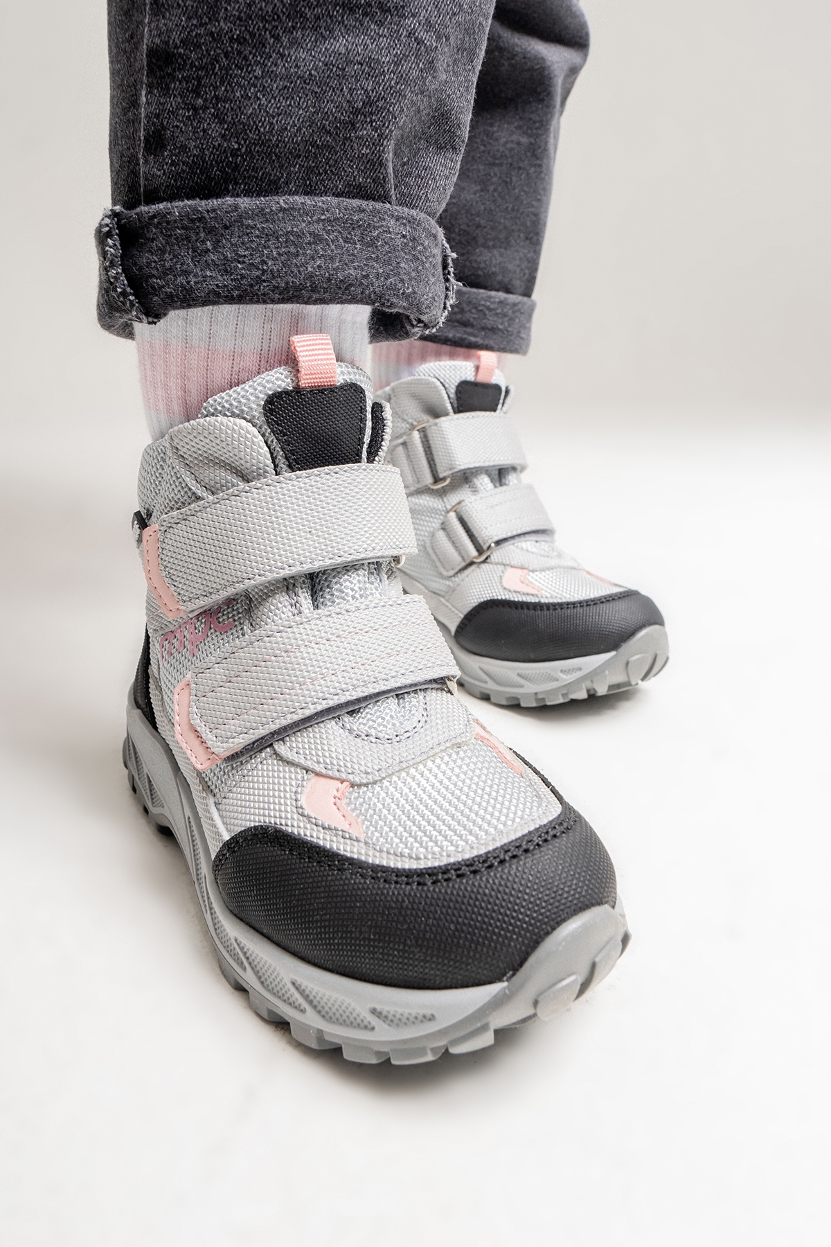 Kız Çocuk Gri-Pembe Su Geçirmez Anatomik Günlük Bot - Görsel 4