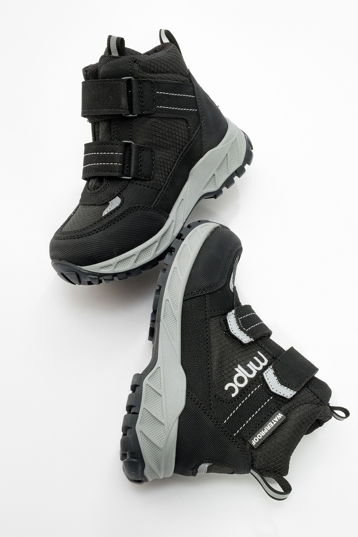 Erkek Çocuk Siyah Su Geçirmez Anatomik Günlük Bot - Görsel 5