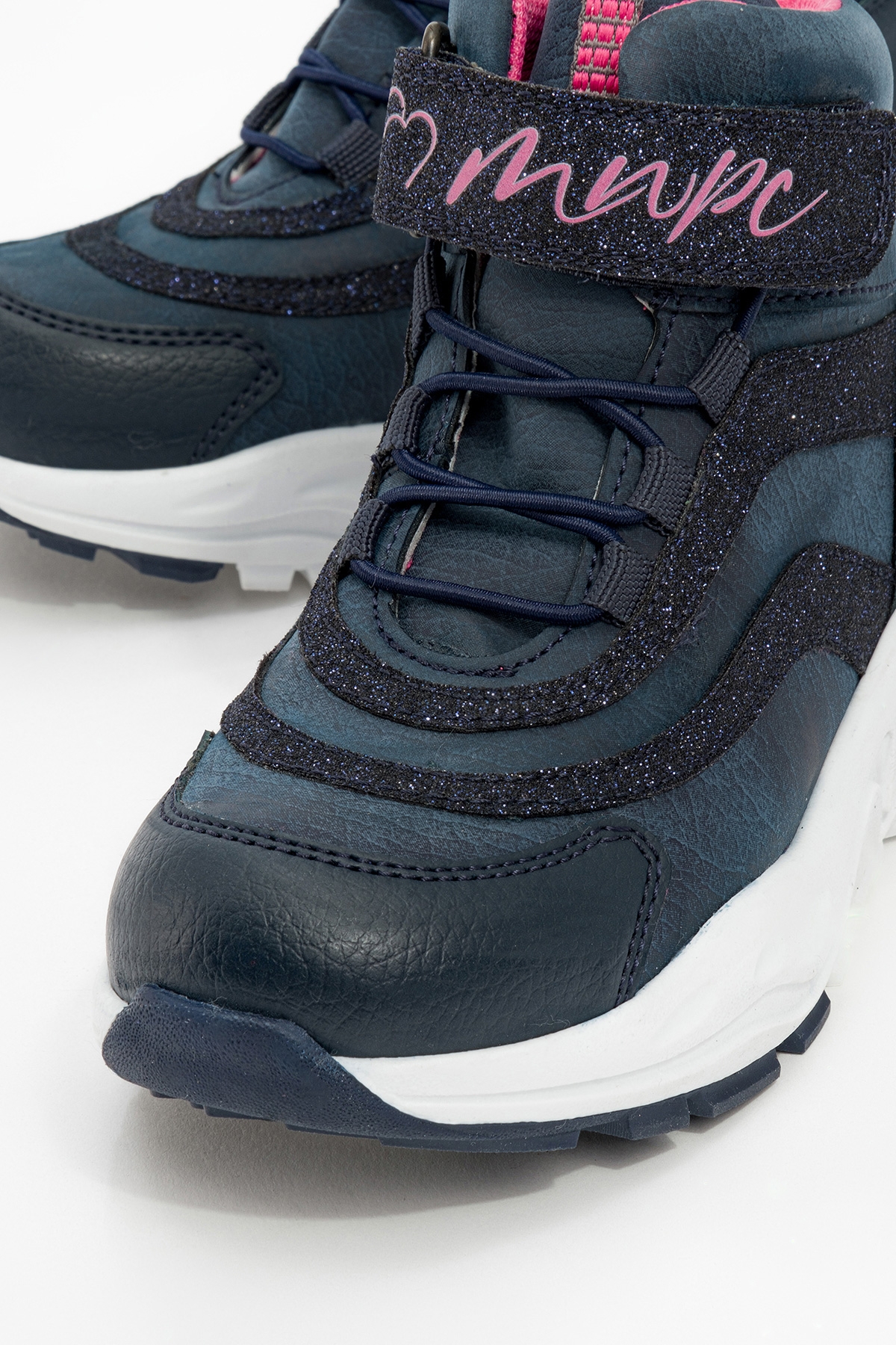 Kız Çocuk Lacivert Suni Deri Suya Dayanıklı Anatomik Günlük Bot - Görsel 5