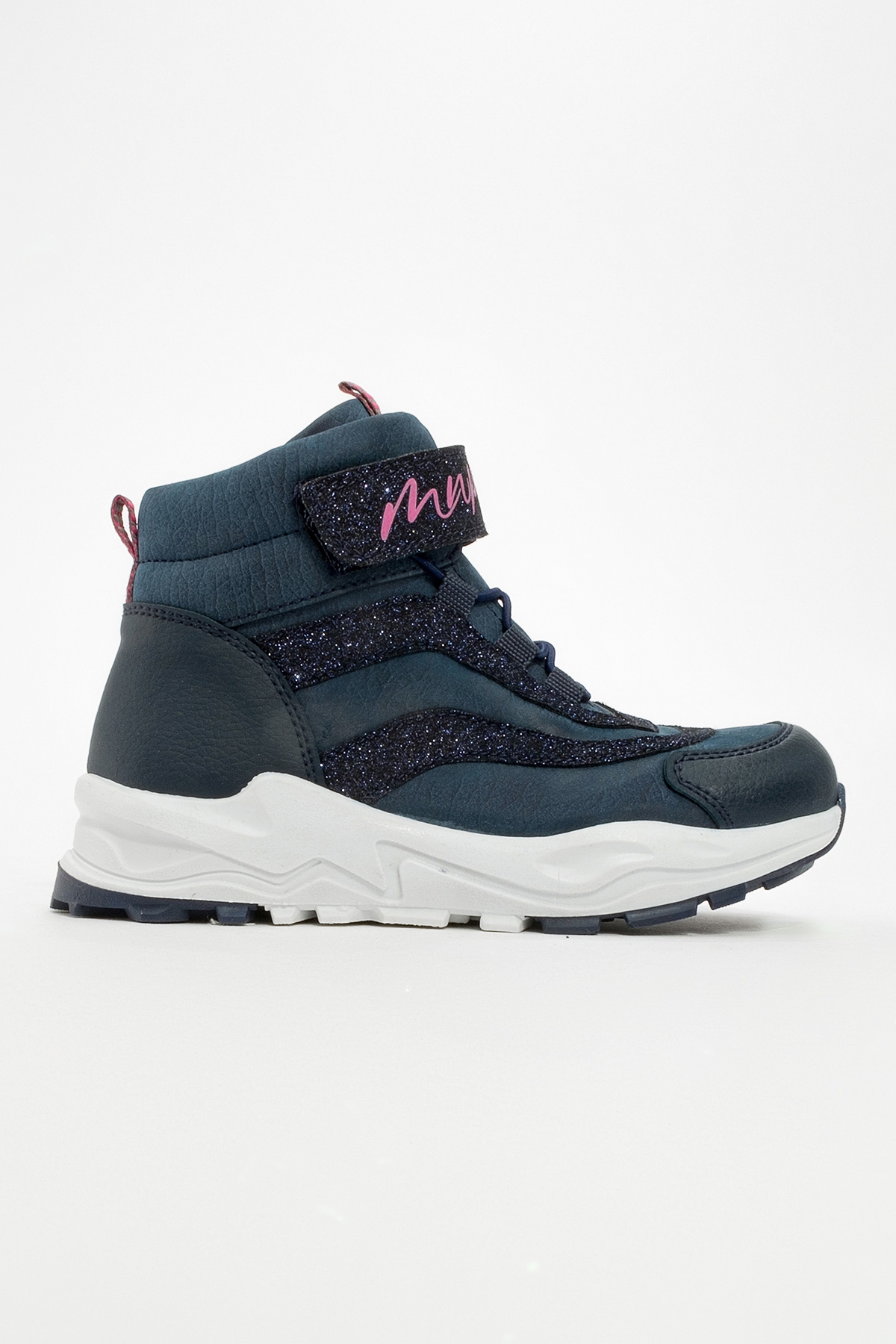 Kız Çocuk Lacivert Suni Deri Suya Dayanıklı Anatomik Günlük Bot - Görsel 6