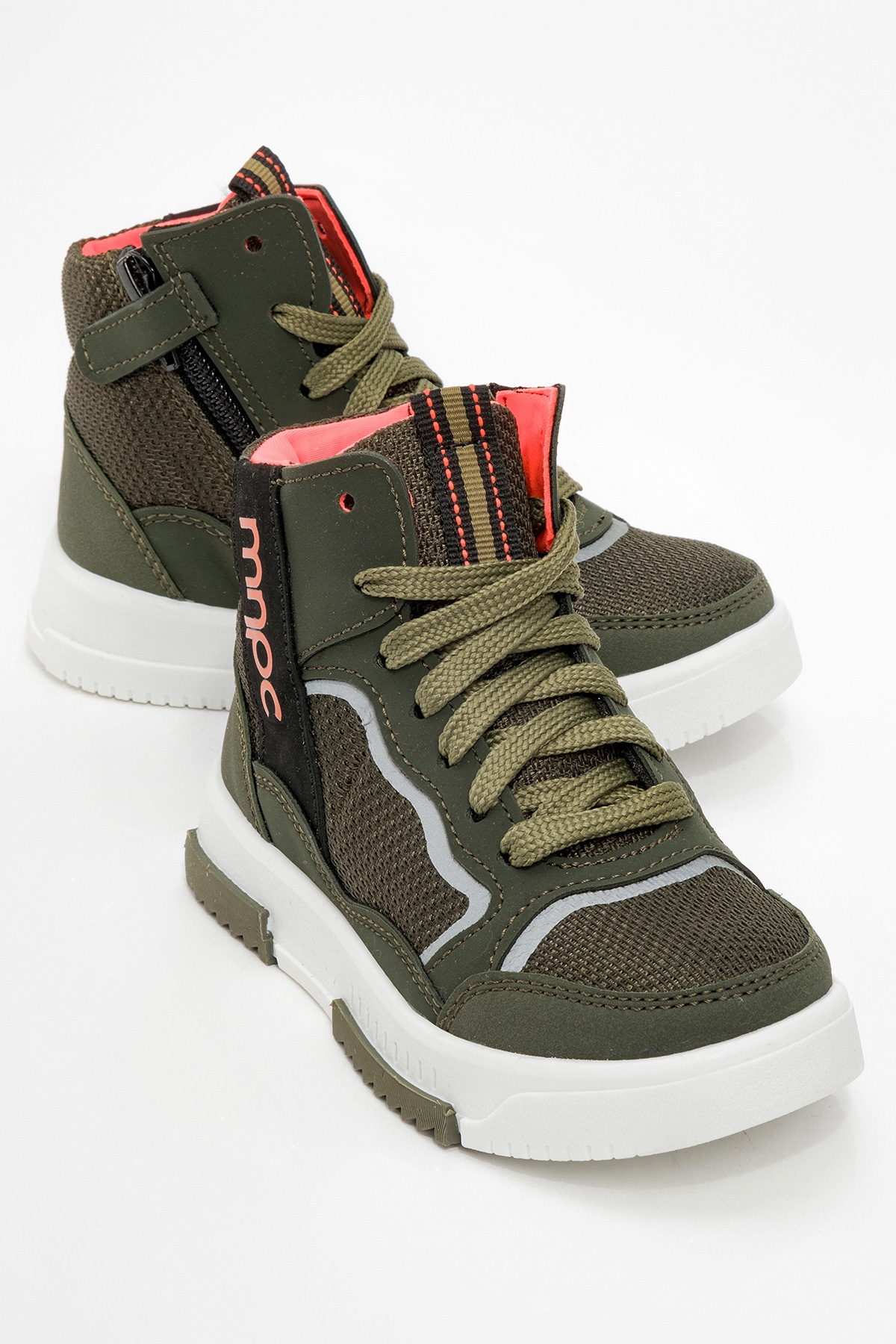 Erkek Çocuk Haki Suya Dayanıklı Anatomik Sneaker Günlük Bot - Görsel 3