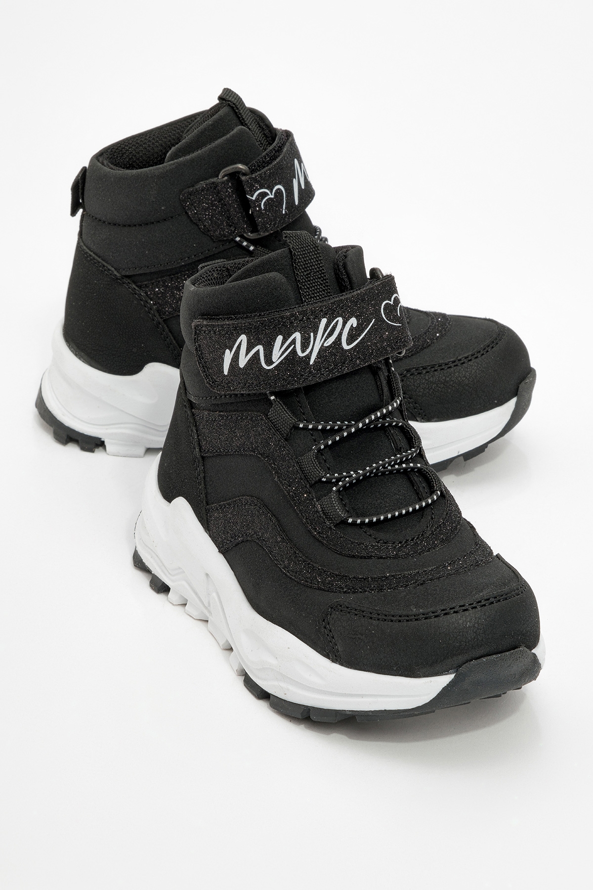 Kız Çocuk Siyah Suni Deri Suya Dayanıklı Anatomik Günlük Bot - Görsel 3