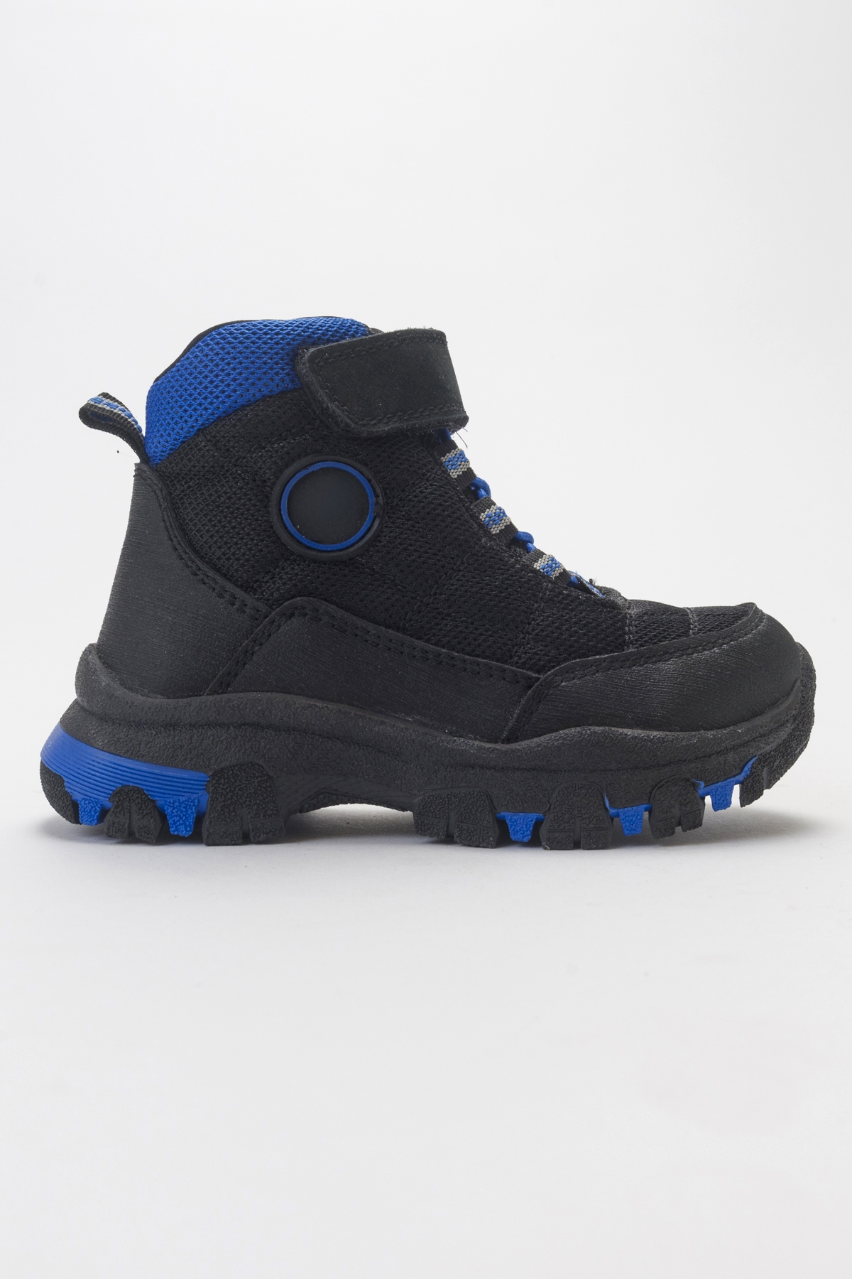 Erkek Çocuk Siyah-Mavi Suya Dayanıklı Microfiber Trekking Bot - Görsel 6