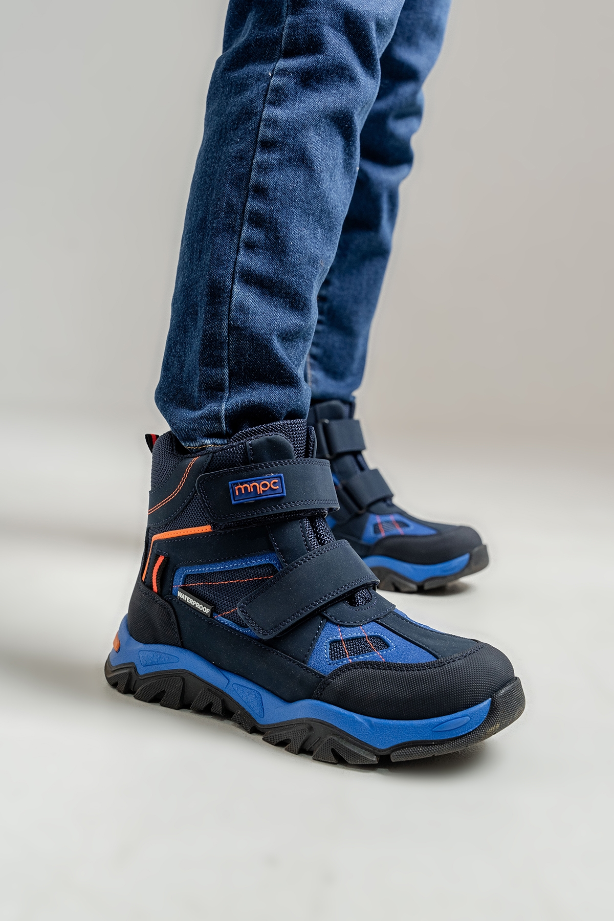 Erkek Çocuk Lacivert Su Geçirmez Anatomik Günlük Bot - Görsel 3