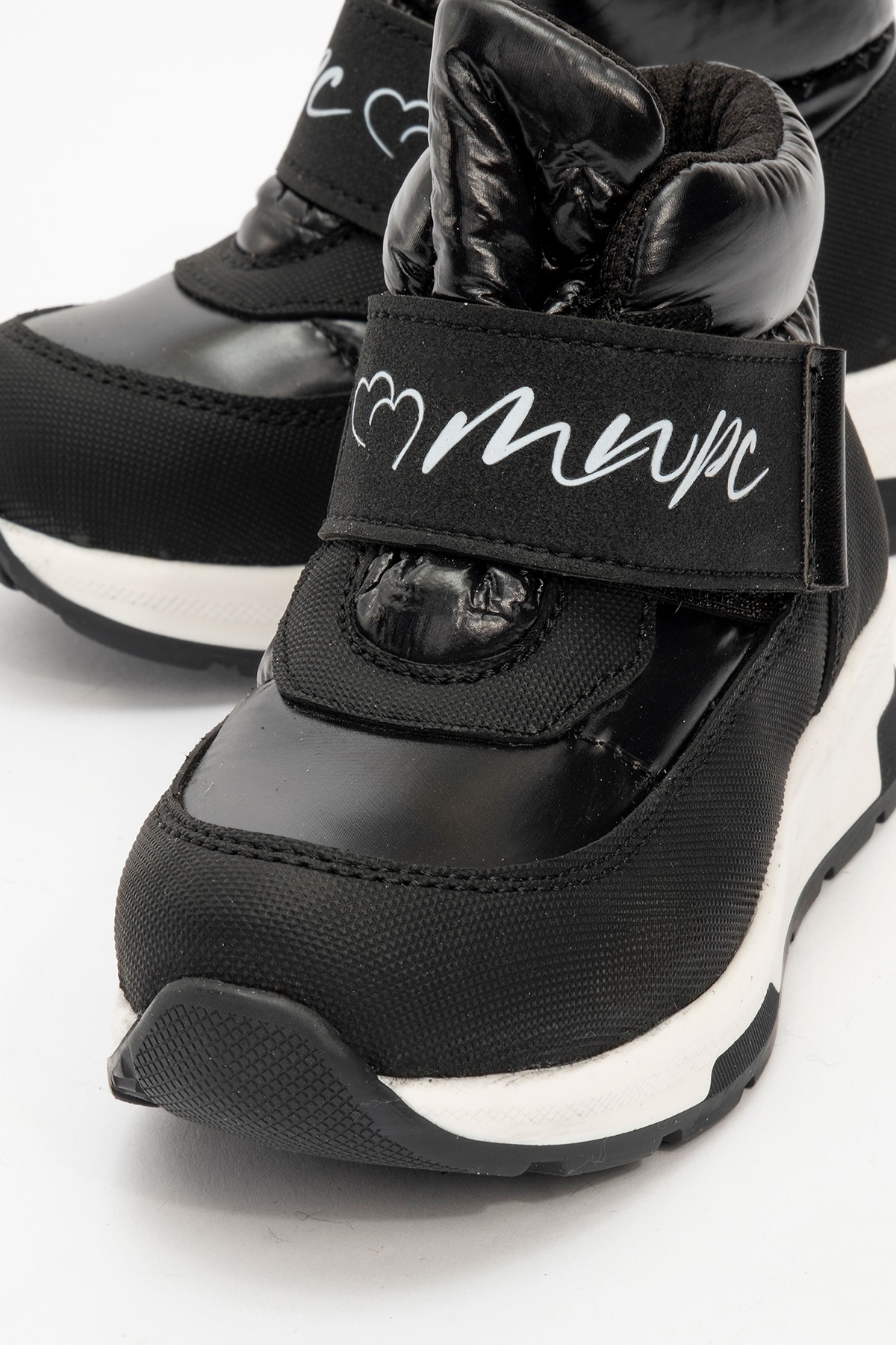 Kız Çocuk Siyah Suni Deri Suya Dayanıklı Anatomik Günlük Bot - Görsel 3