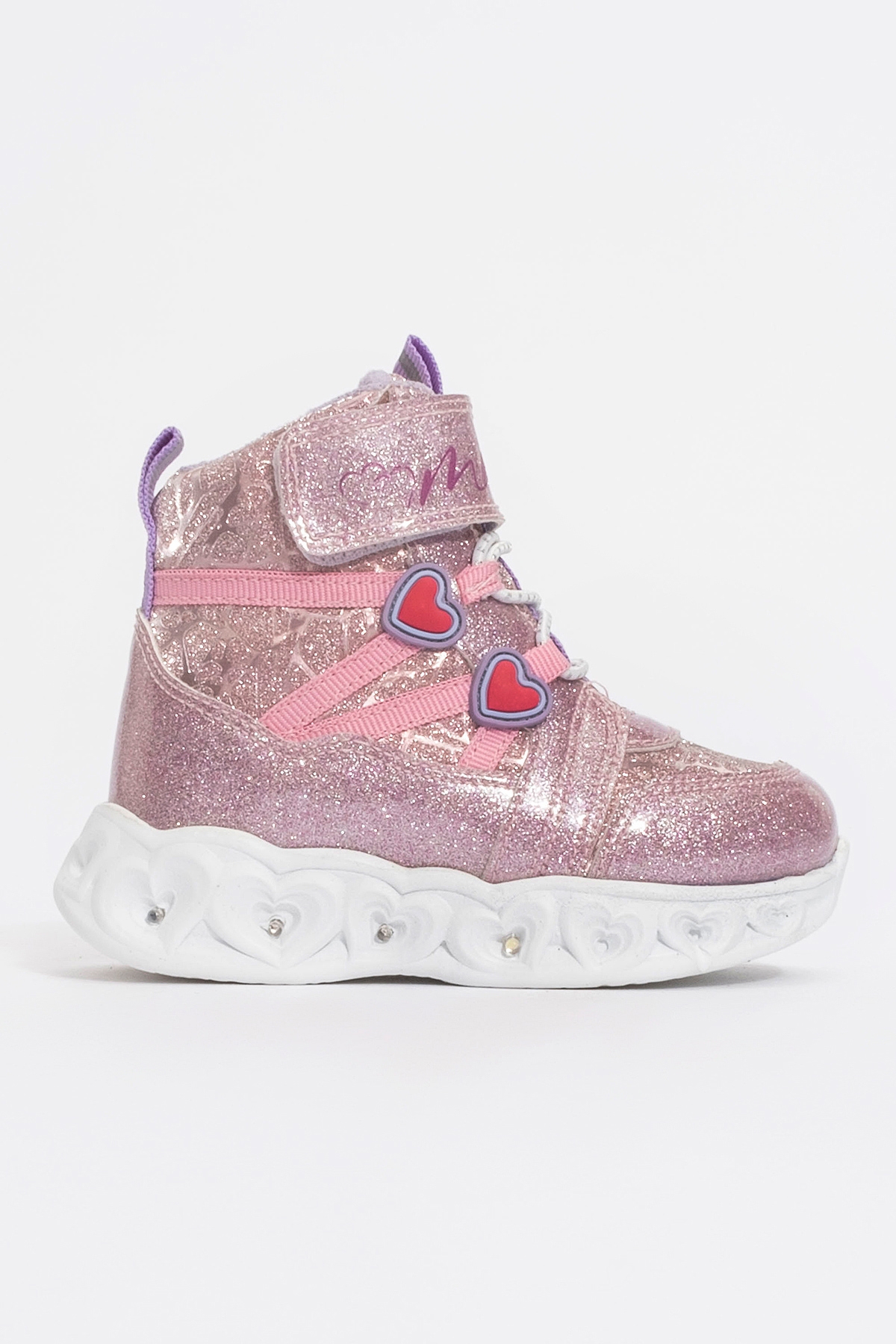 Kız Çocuk Pembe Işıklı Taban Suya Dayanıklı Anatomik Günlük Bot - Görsel 6