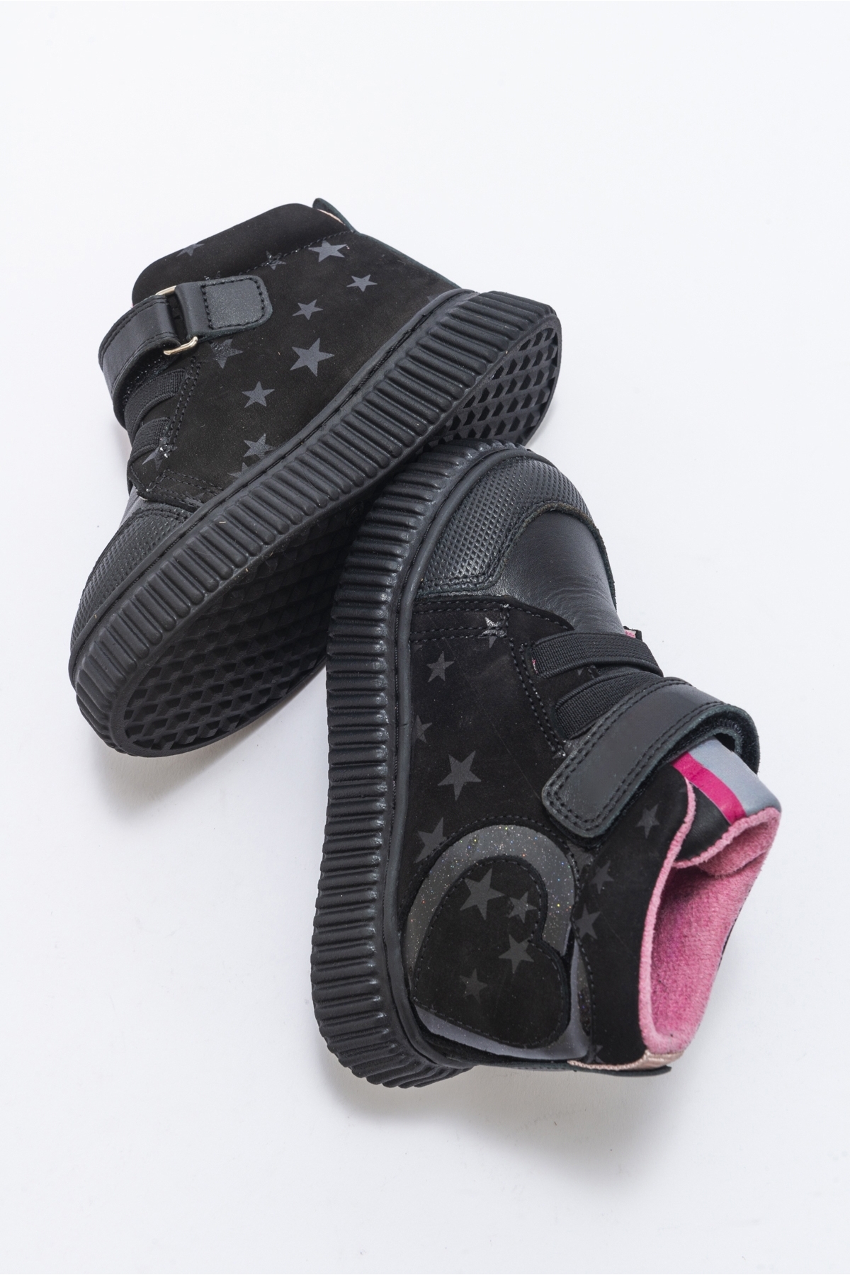 Kız Çocuk Siyah Hakiki Deri Suya Dayanıklı Anatomik Günlük Bot - Görsel 6