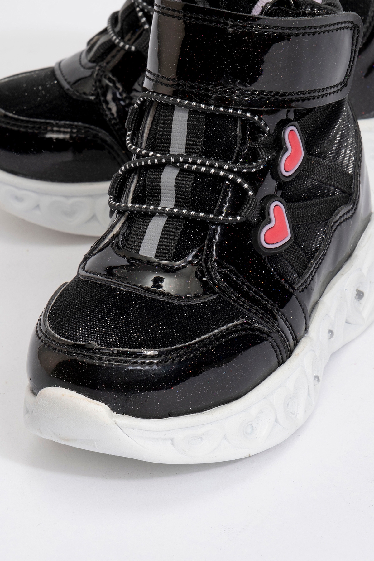 Kız Çocuk Siyah Işıklı Taban Suya Dayanıklı Anatomik Günlük Bot - Görsel 3