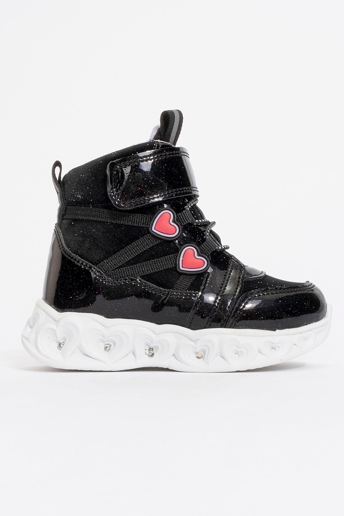 Kız Çocuk Siyah Işıklı Taban Suya Dayanıklı Anatomik Günlük Bot - Görsel 6