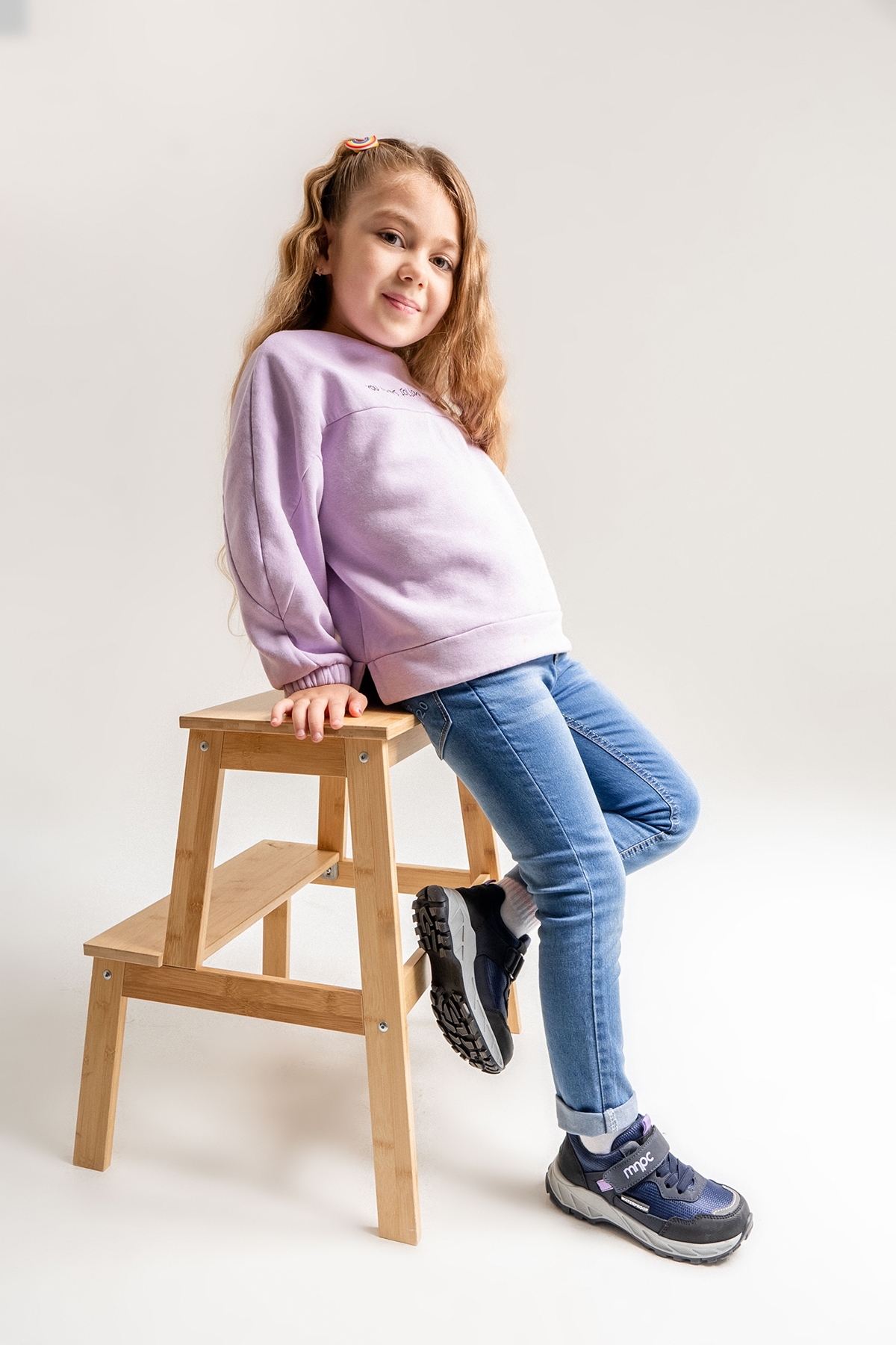 Kız Çocuk Lacivert Su Geçirmez Anatomik Ayakkabı - Görsel 3