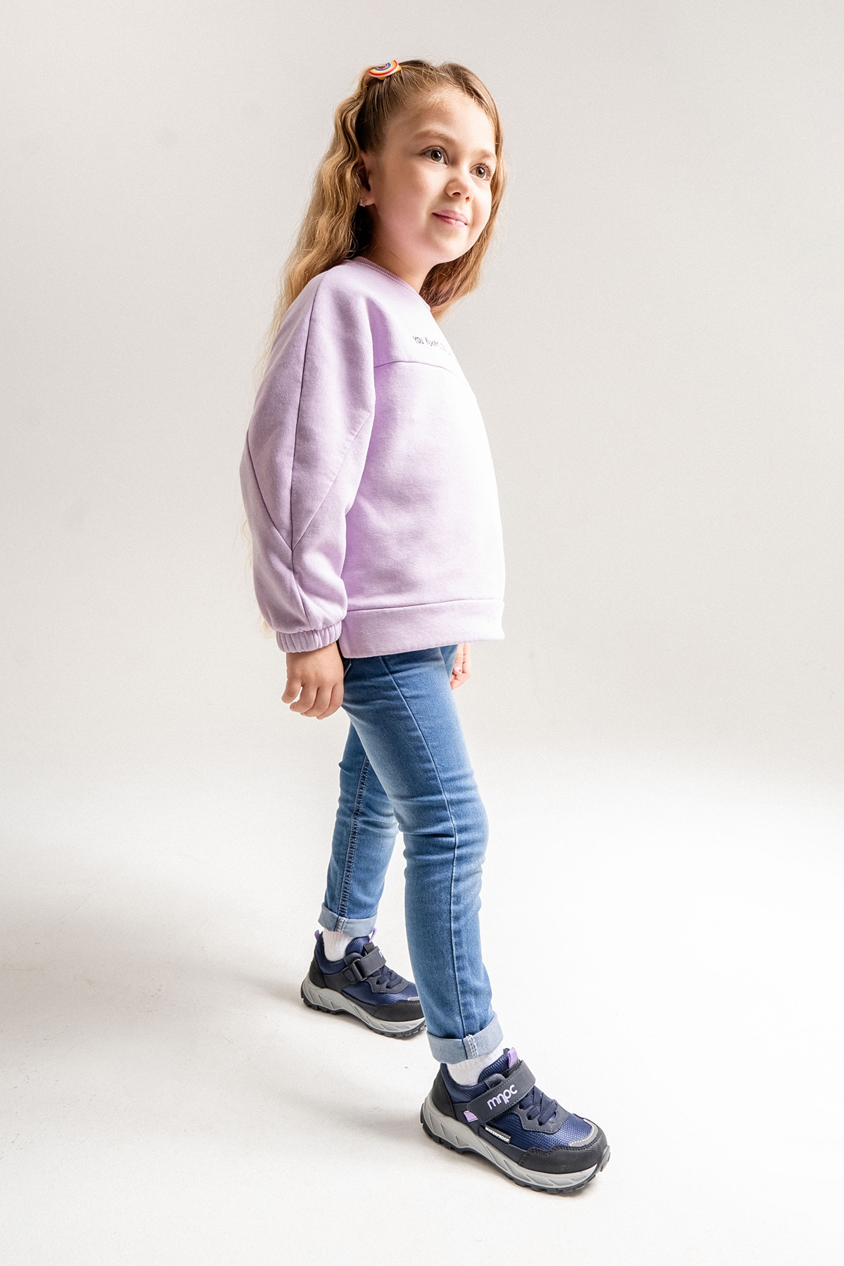 Kız Çocuk Lacivert Su Geçirmez Anatomik Ayakkabı - Görsel 4