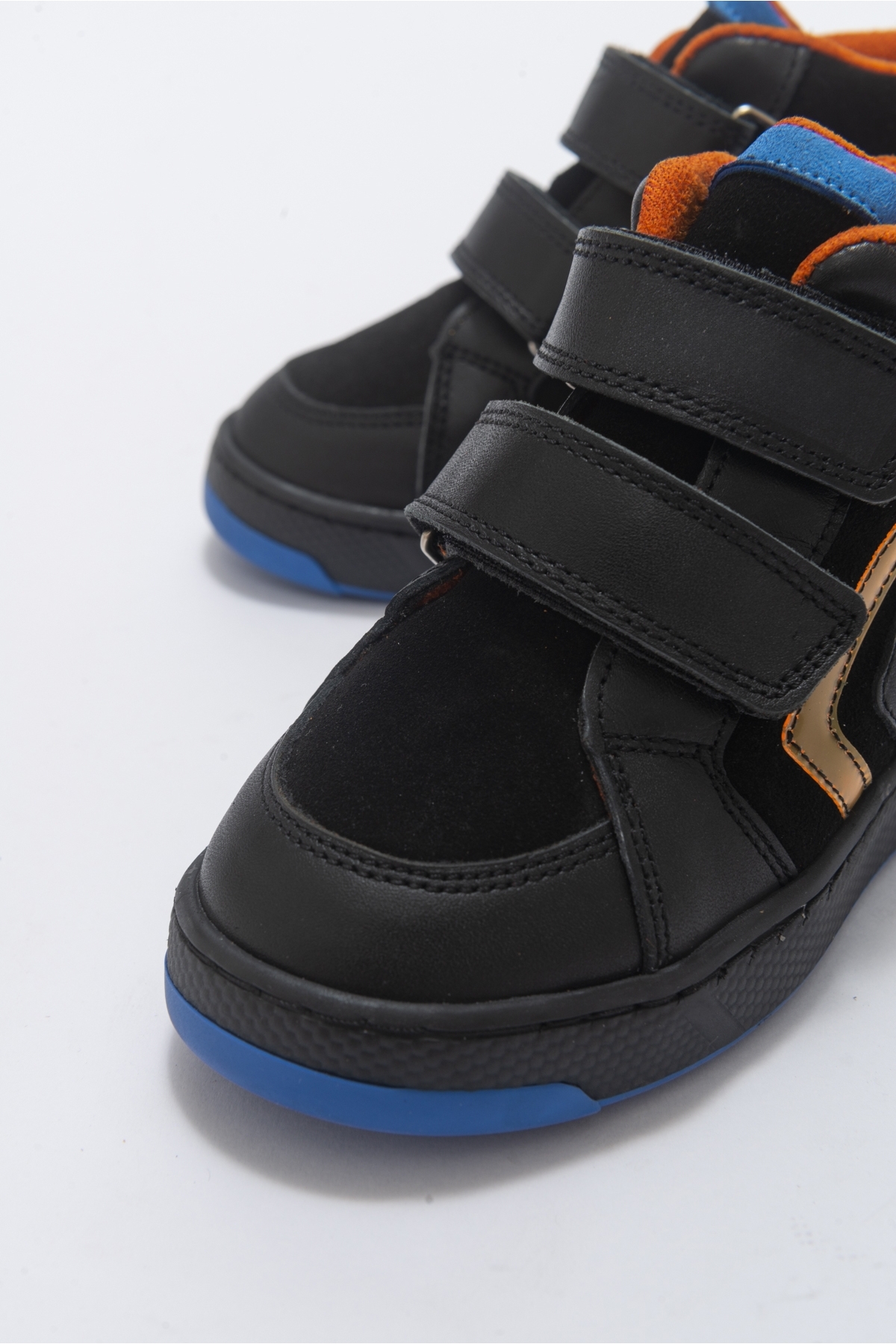 Erkek Çocuk Siyah Hakiki Deri Suya Dayanıklı Anatomik Günlük Bot - Görsel 5