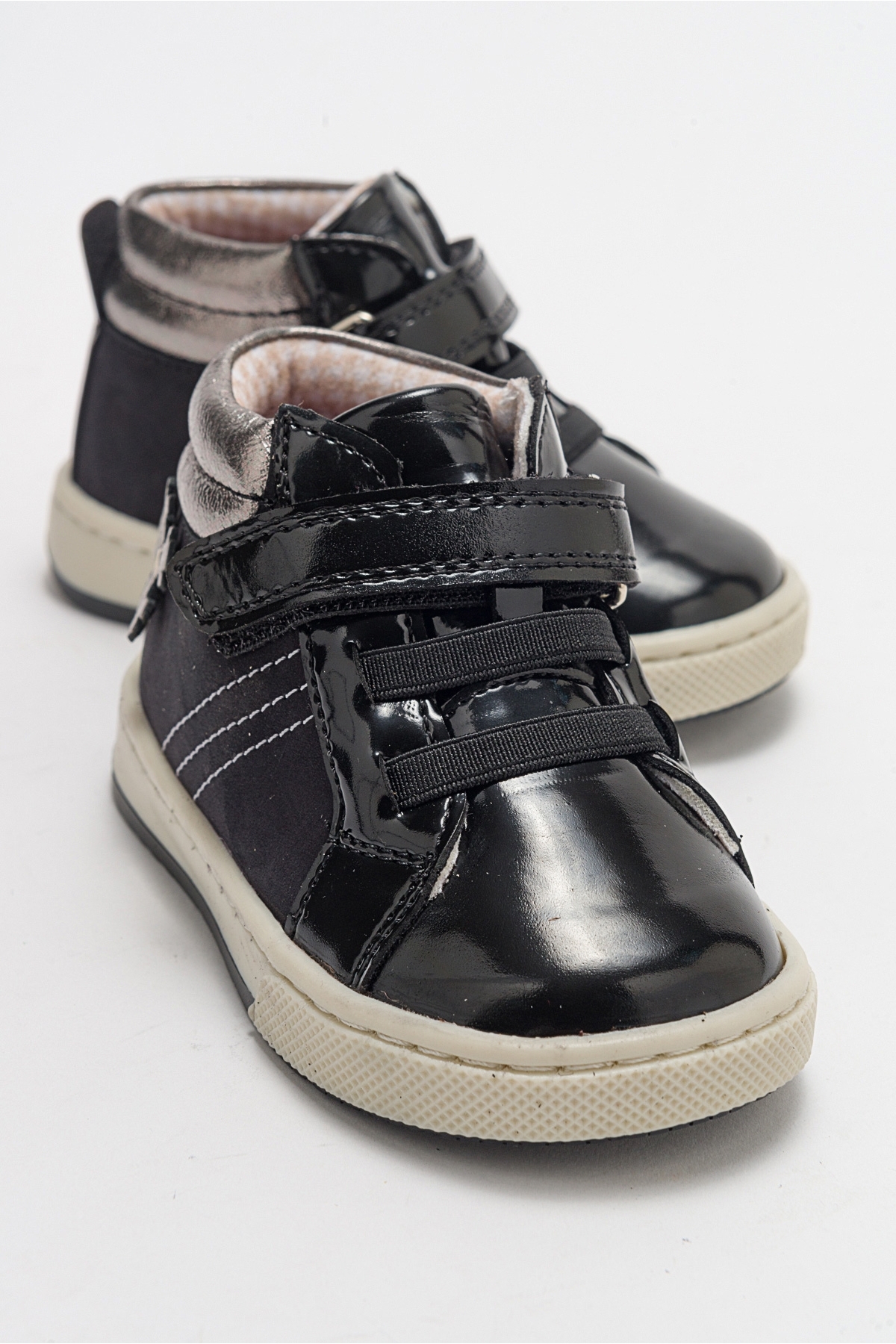 Kız Çocuk Siyah Hakiki Deri Suya Dayanıklı Anatomik Günlük Bot - Görsel 4