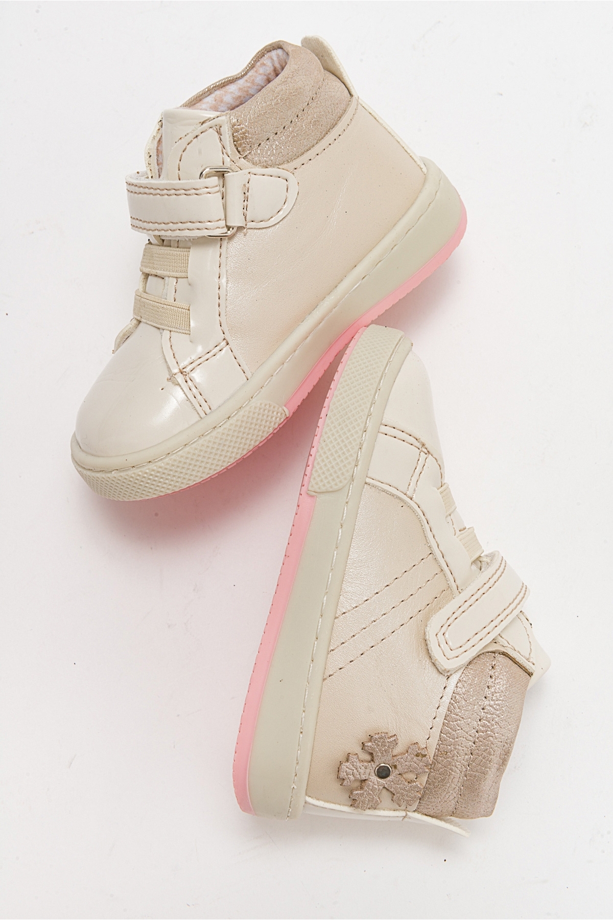 Kız Çocuk Bej Hakiki Deri Suya Dayanıklı Anatomik Günlük Bot - Görsel 6