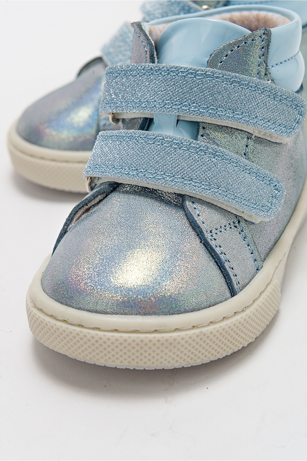 Kız Çocuk Mavi Hakiki Deri Suya Dayanıklı Anatomik Günlük Bot - Görsel 4