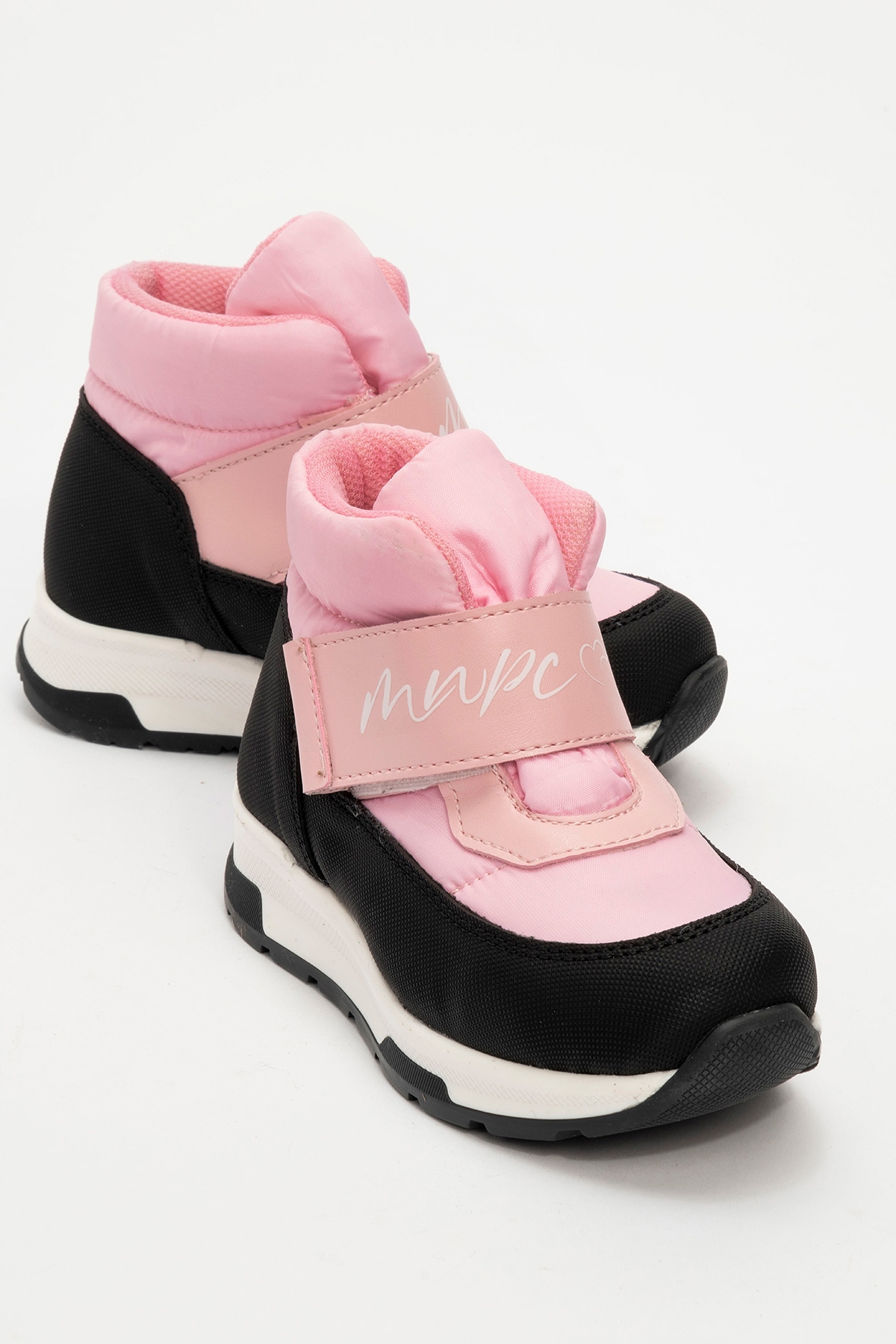 Kız Çocuk Pembe Suni Deri Suya Dayanıklı Anatomik Günlük Bot - Görsel 2