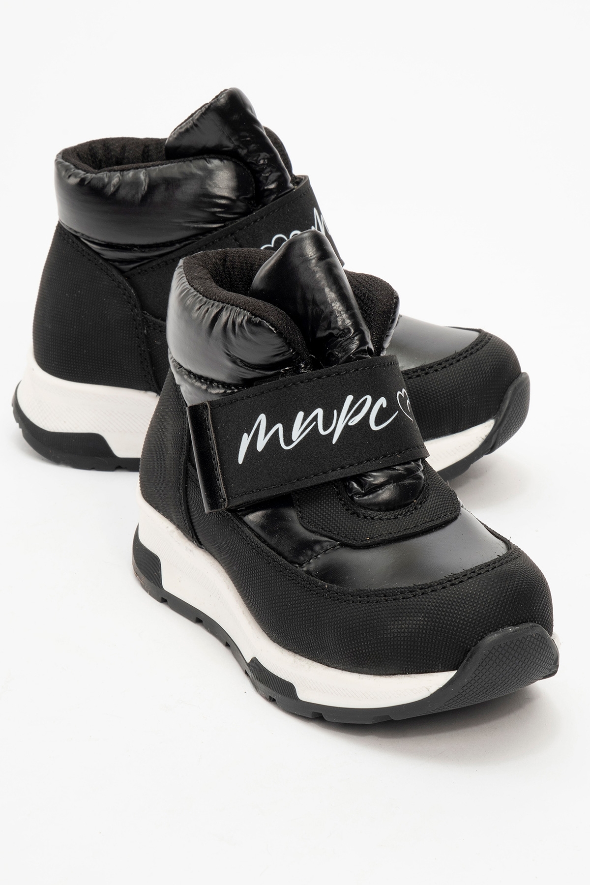 Kız Çocuk Siyah Suni Deri Suya Dayanıklı Anatomik Günlük Bot - Görsel 2