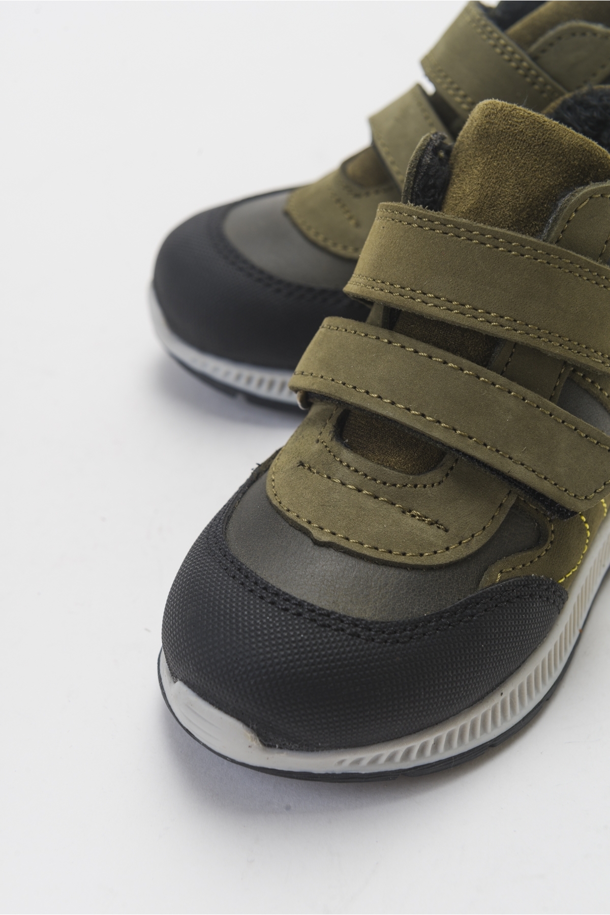 Erkek Çocuk Haki Hakiki Deri Suya Dayanıklı Anatomik İlk Adım Bot - Görsel 3