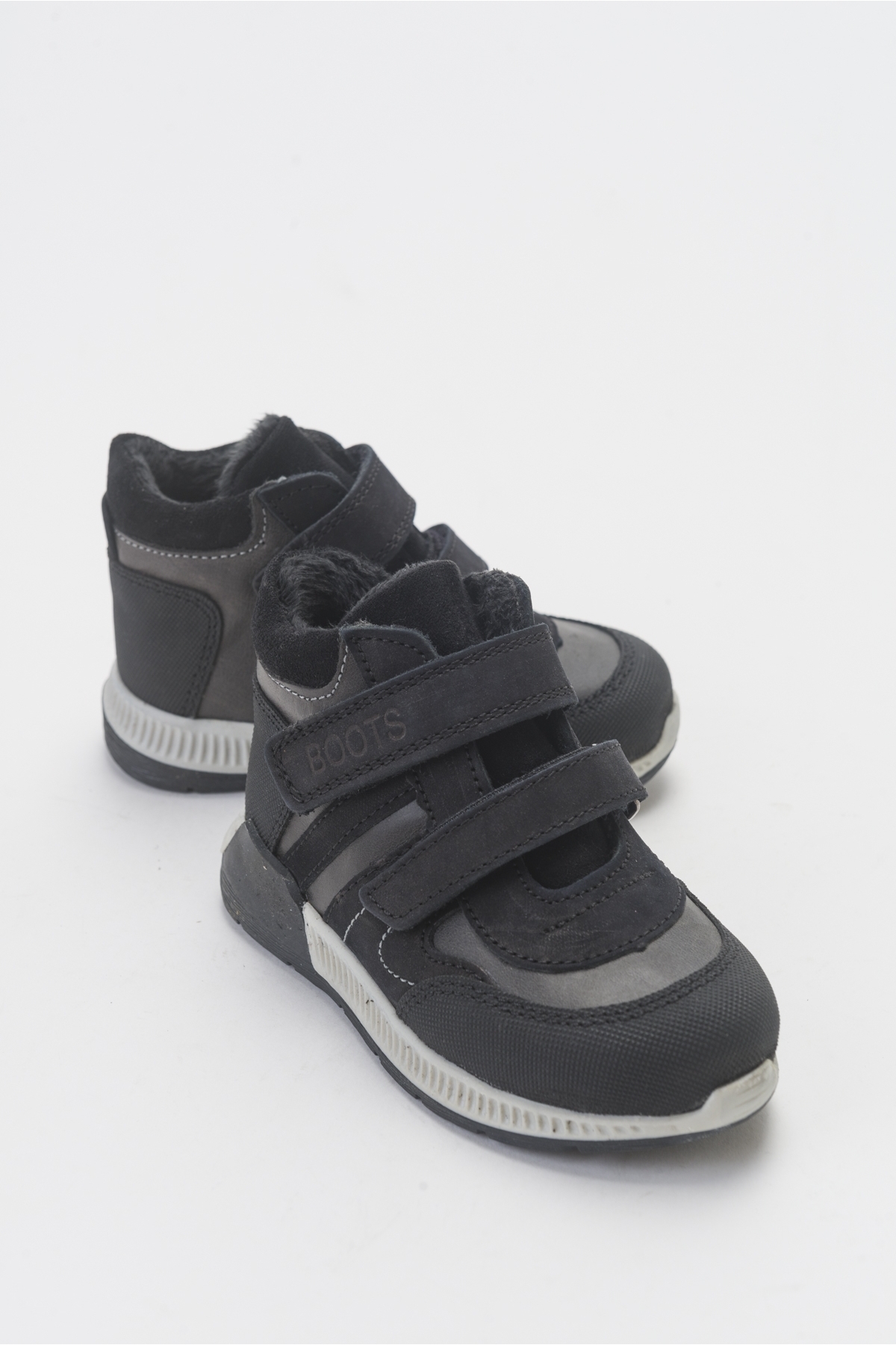 Erkek Çocuk Siyah Hakiki Deri Suya Dayanıklı Anatomik İlk Adım Bot - Görsel 2
